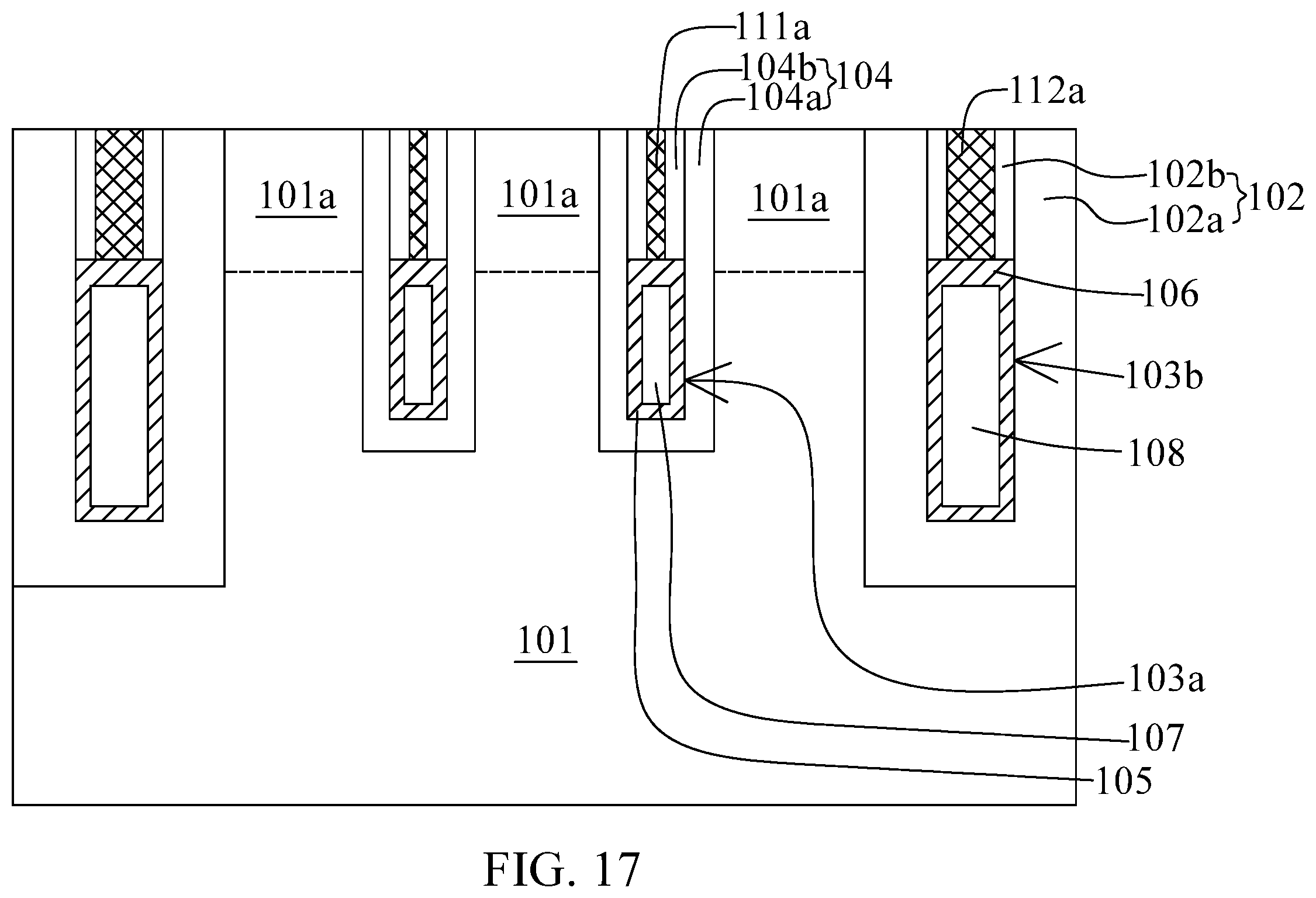 Patent US11832432 Figure 17 – Method of manufacturing memory device having word lines with reduced leakage