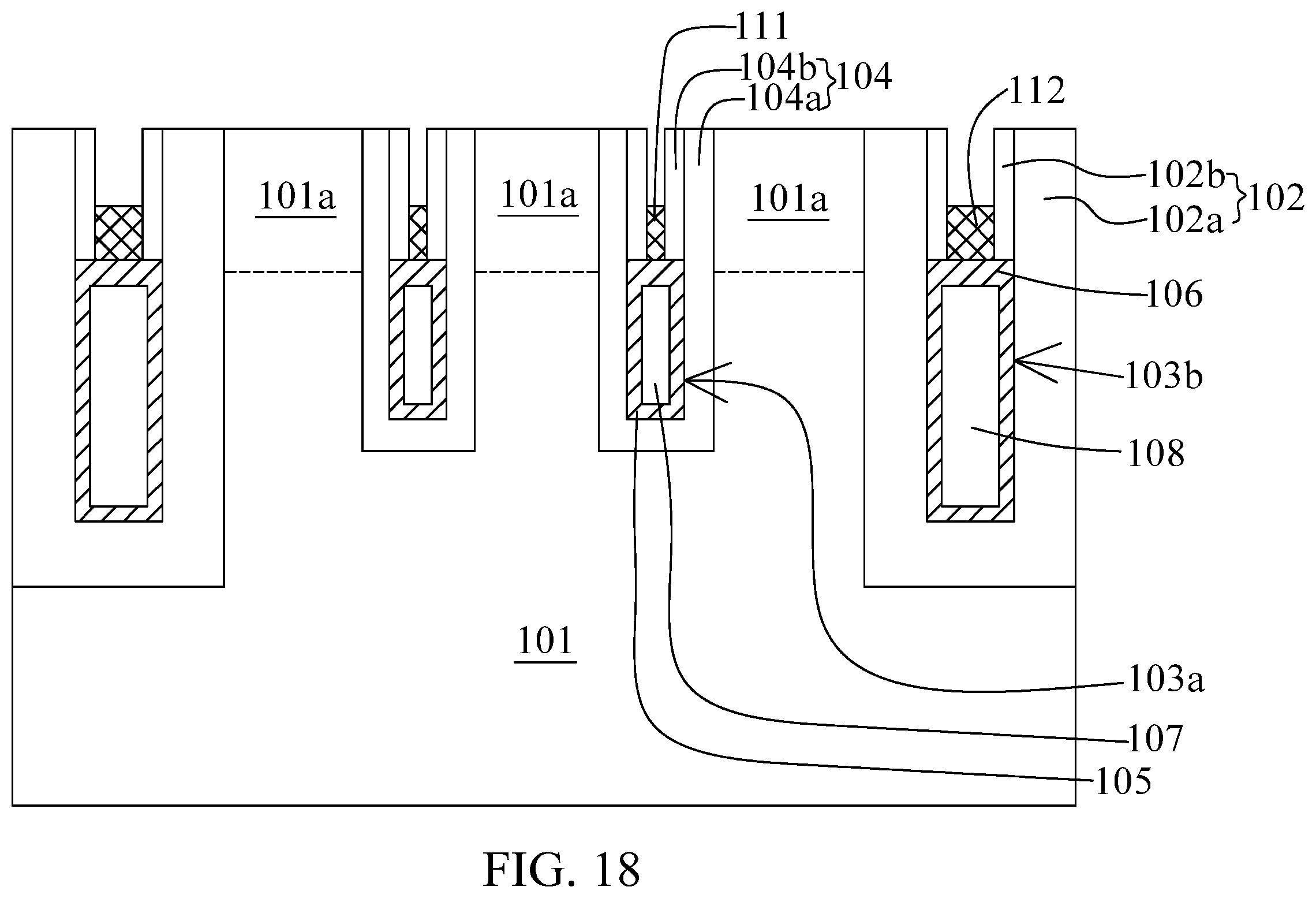 Patent US11832432 Figure 18 – Method of manufacturing memory device having word lines with reduced leakage