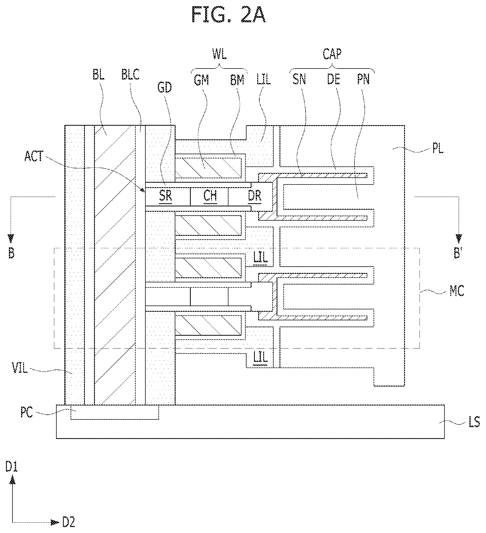 Patent US11832434 Figure 2 – Memory cell and memory device