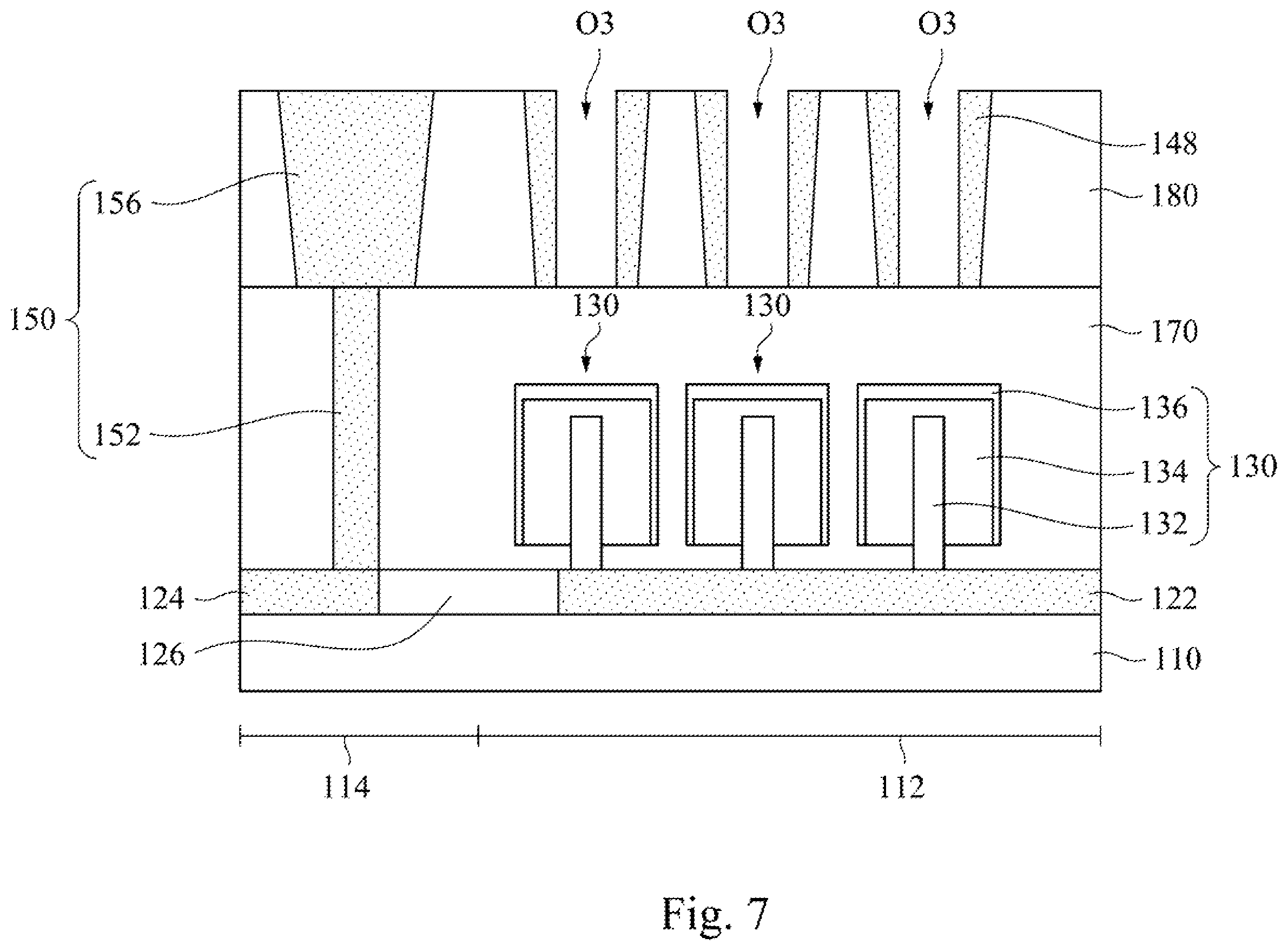 Patent US11832440 Figure 7 – Method of forming memory device