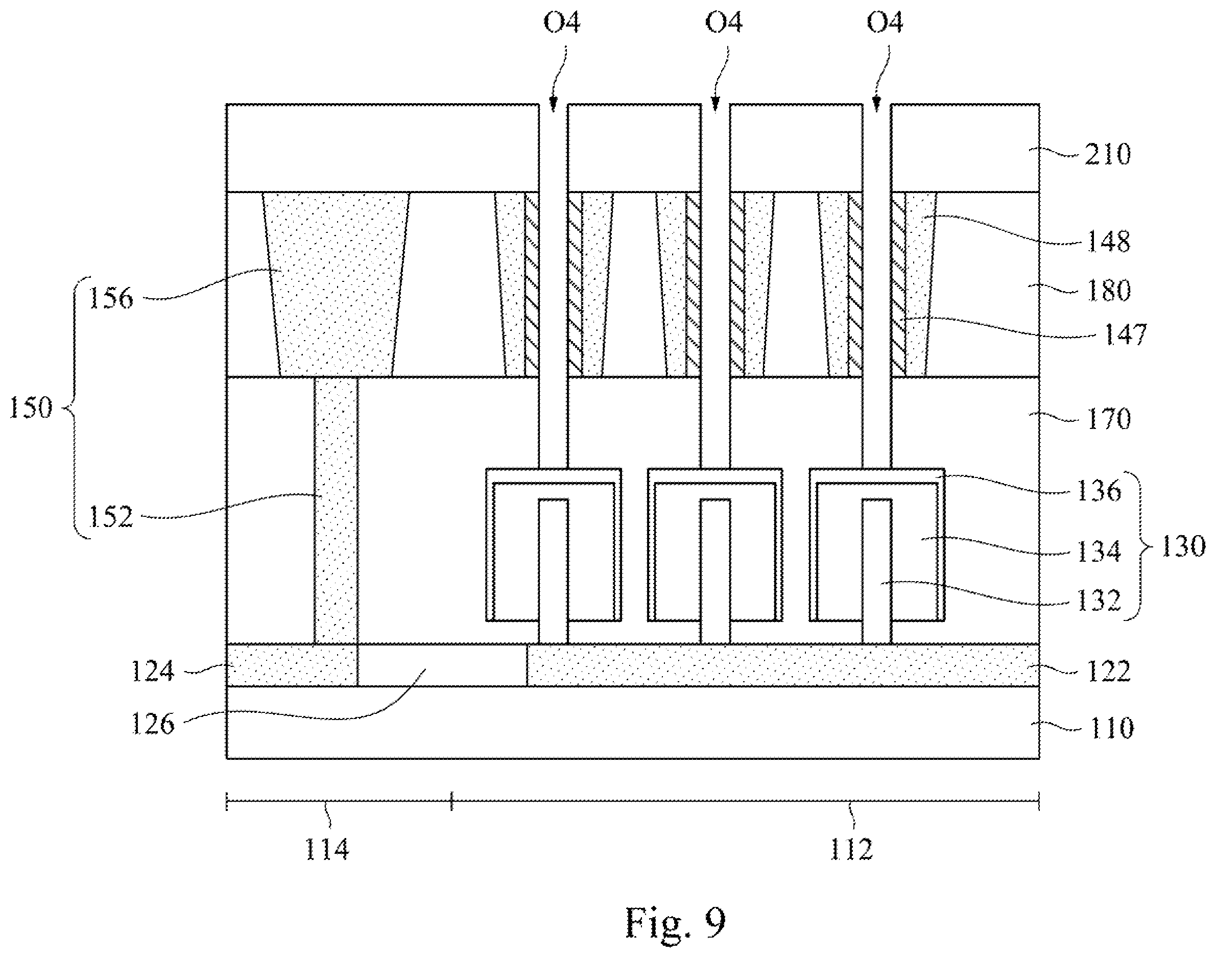 Patent US11832440 Figure 9 – Method of forming memory device