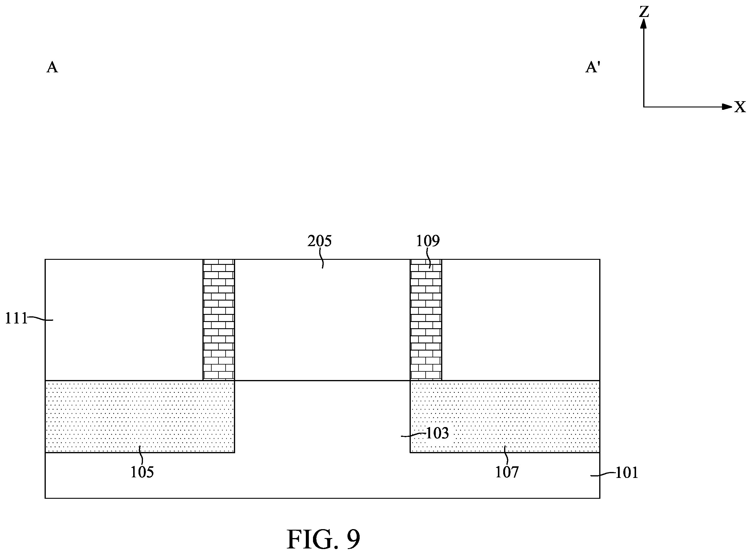Patent US11832441 Figure 9 – Semiconductor device with embedded storage structure and method for fabricating the same