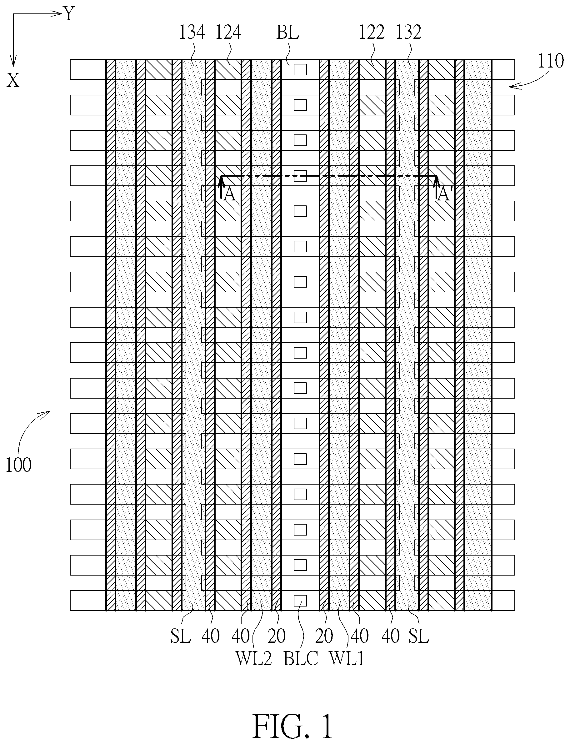 Patent US11832444 Figure 1 – Method for forming programmable memory