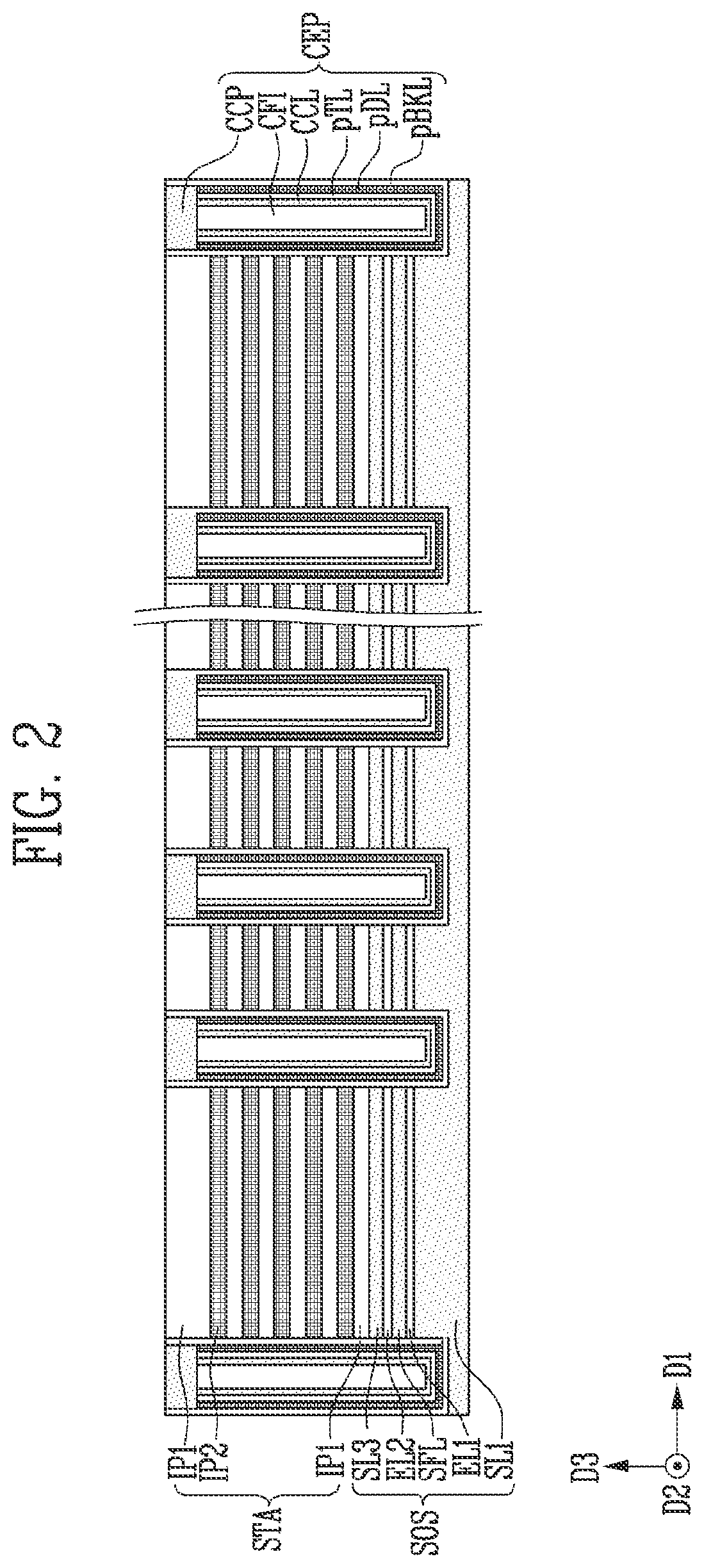 Patent US11832445 Figure 5 – Semiconductor device and manufacturing method of the semiconductor device