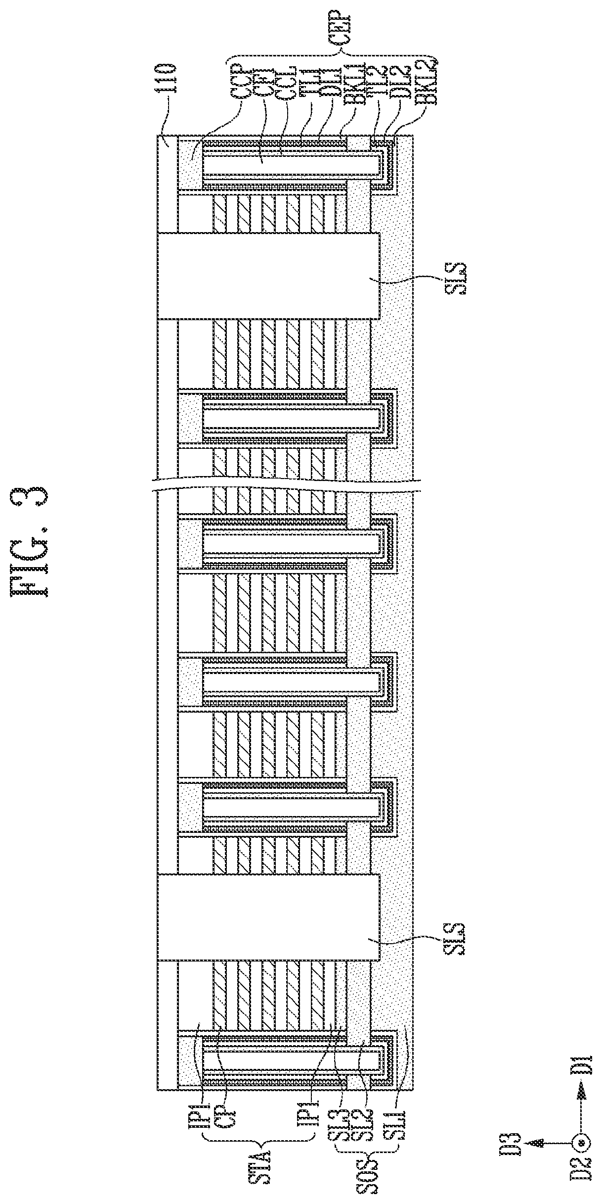 Patent US11832445 Figure 6 – Semiconductor device and manufacturing method of the semiconductor device