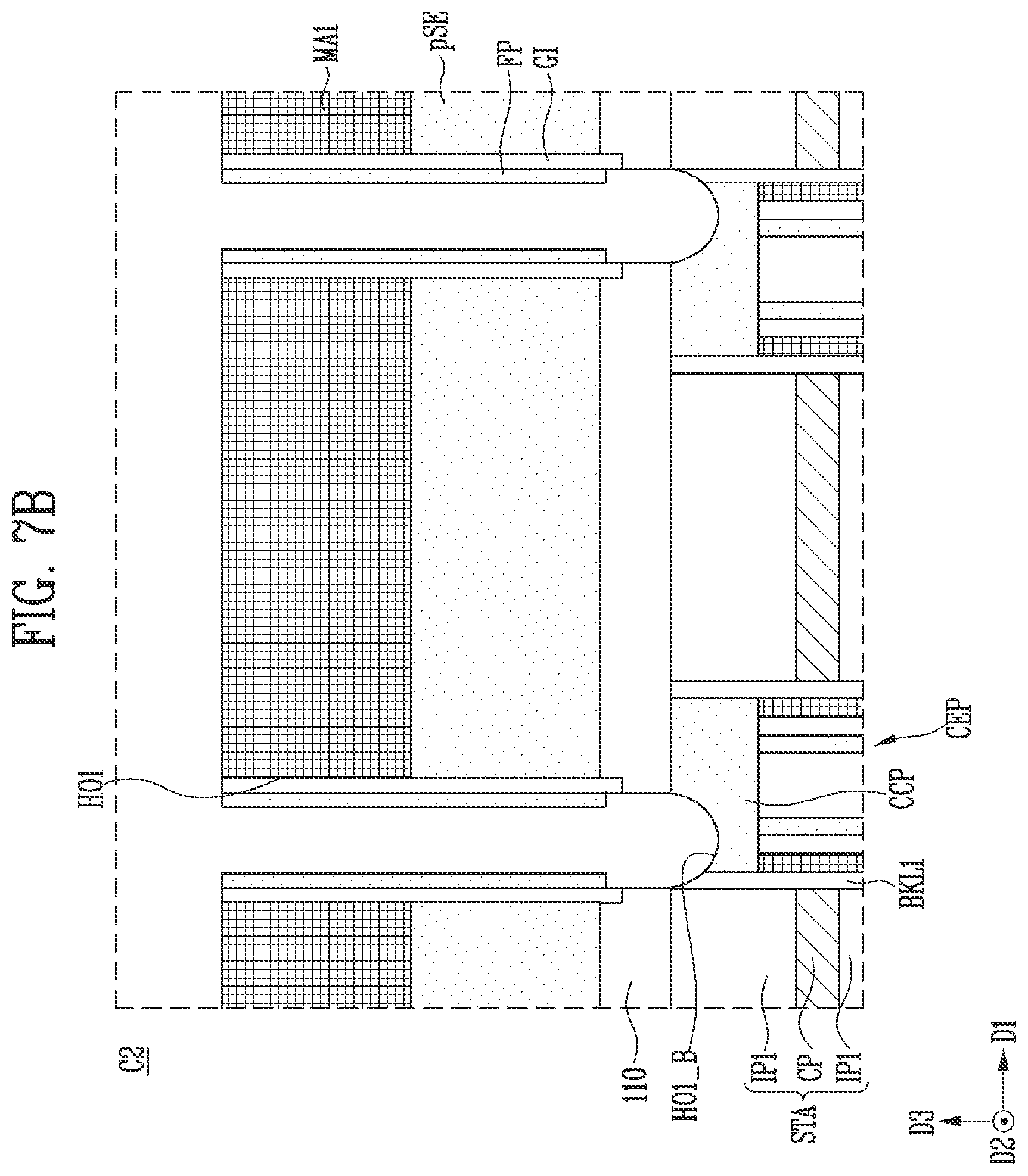 Patent US11832445 Figure 11 – Semiconductor device and manufacturing method of the semiconductor device