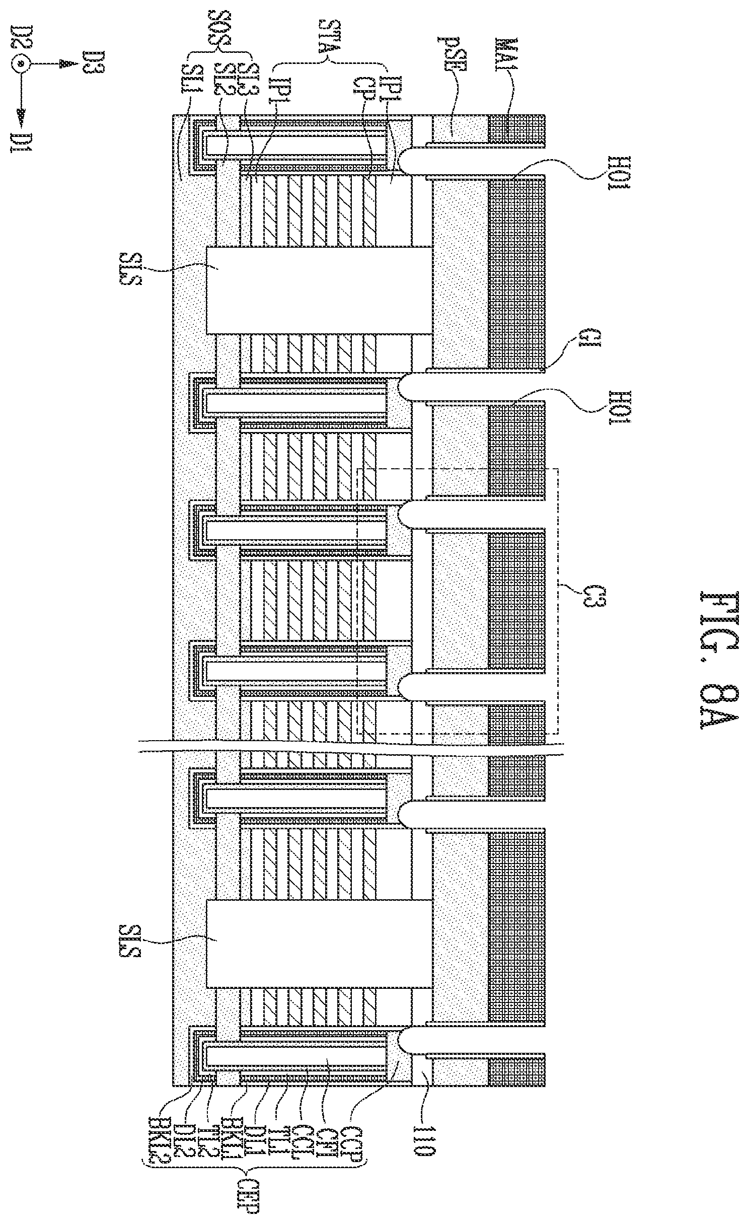 Patent US11832445 Figure 12 – Semiconductor device and manufacturing method of the semiconductor device