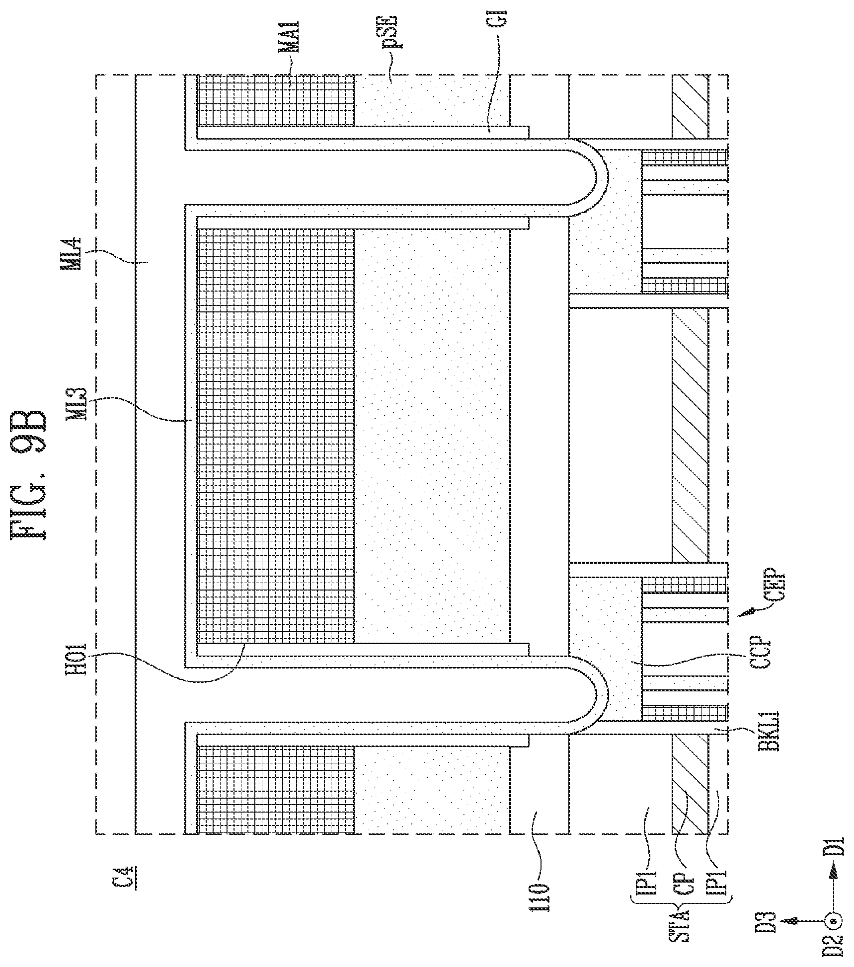 Patent US11832445 Figure 15 – Semiconductor device and manufacturing method of the semiconductor device