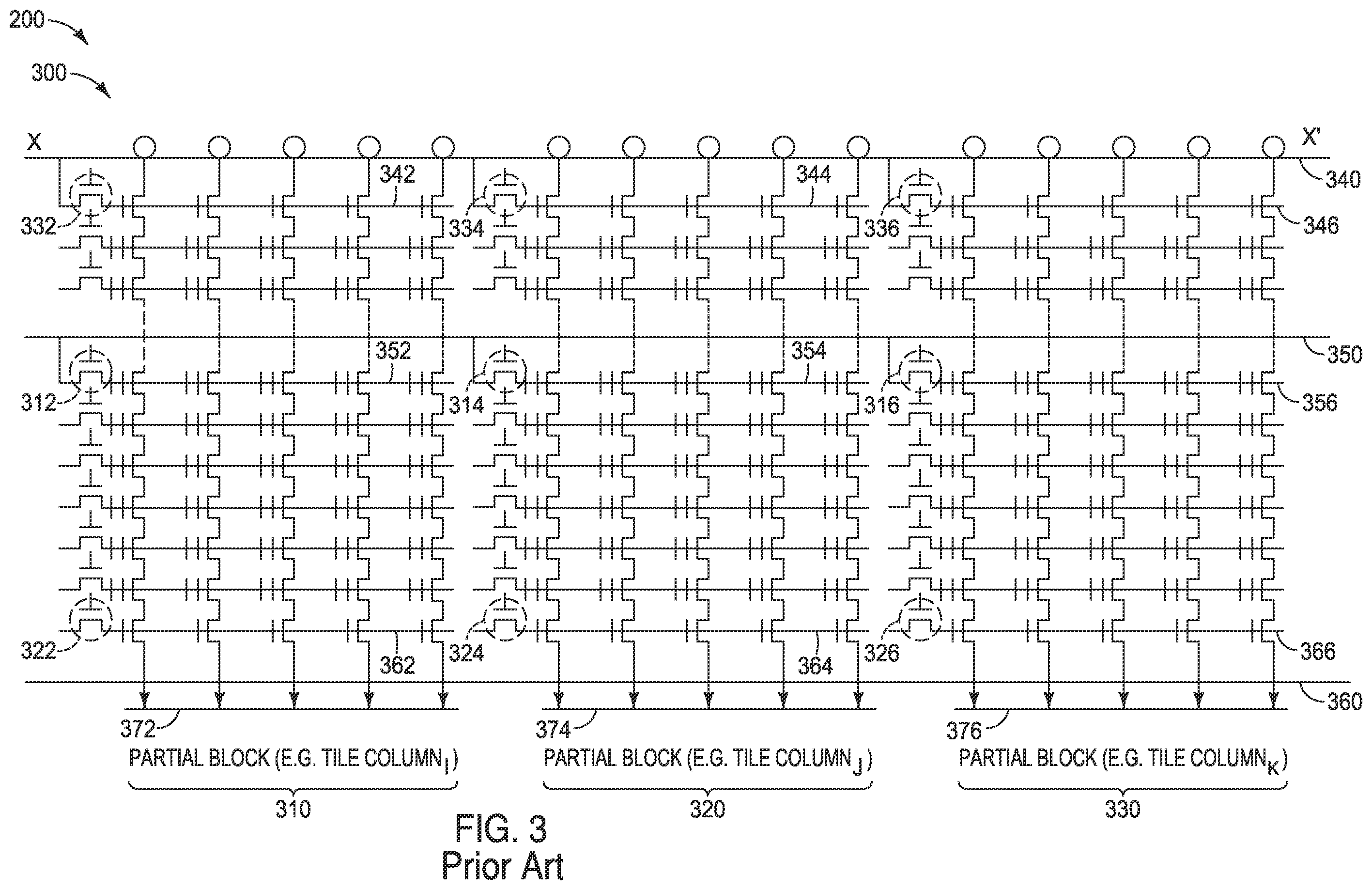 Patent US11832447 Figure 3 – Memory arrays, and methods of forming memory arrays