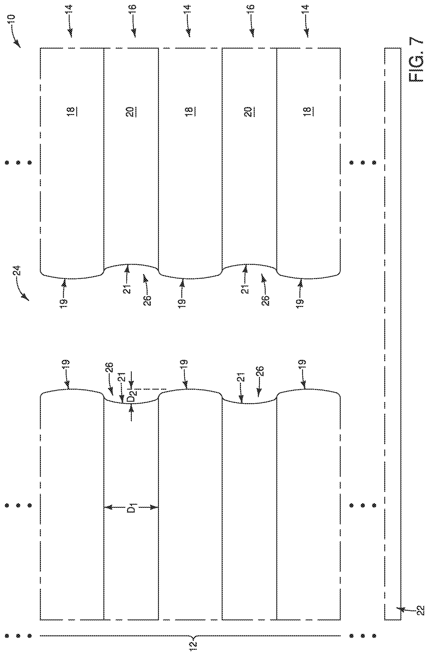 Patent US11832447 Figure 8 – Memory arrays, and methods of forming memory arrays
