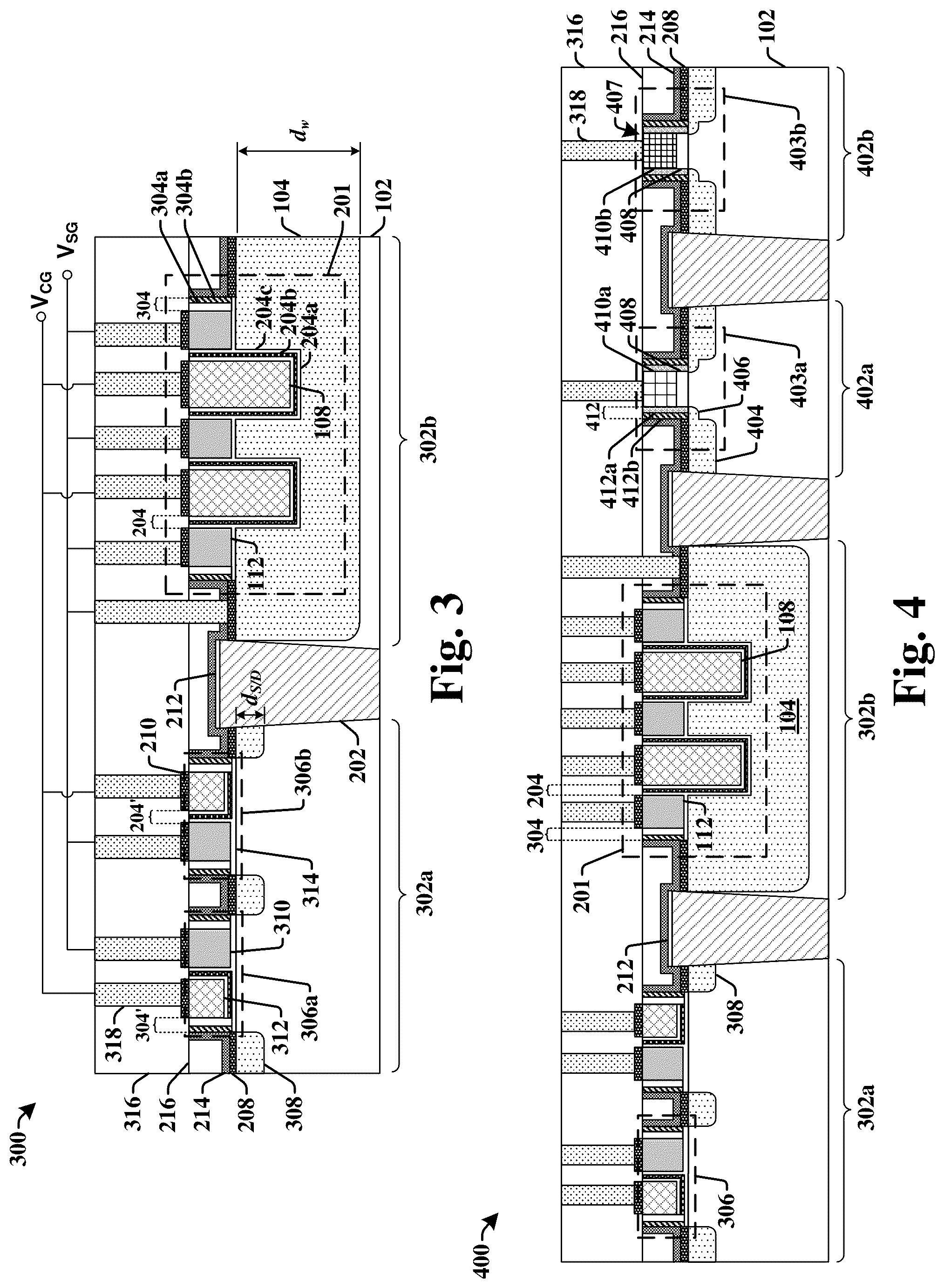 Patent US11832448 Figure 2 – Inter-digitated capacitor in flash technology