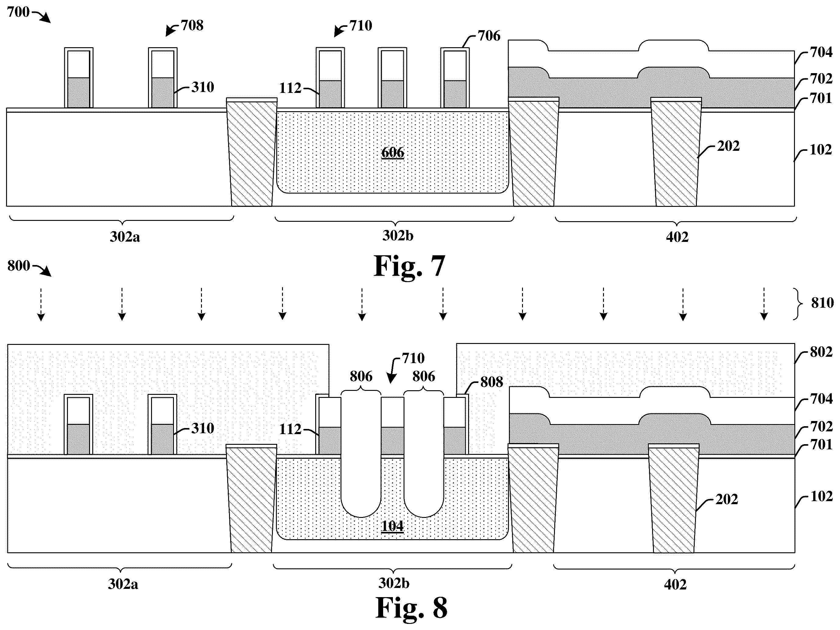 Patent US11832448 Figure 4 – Inter-digitated capacitor in flash technology