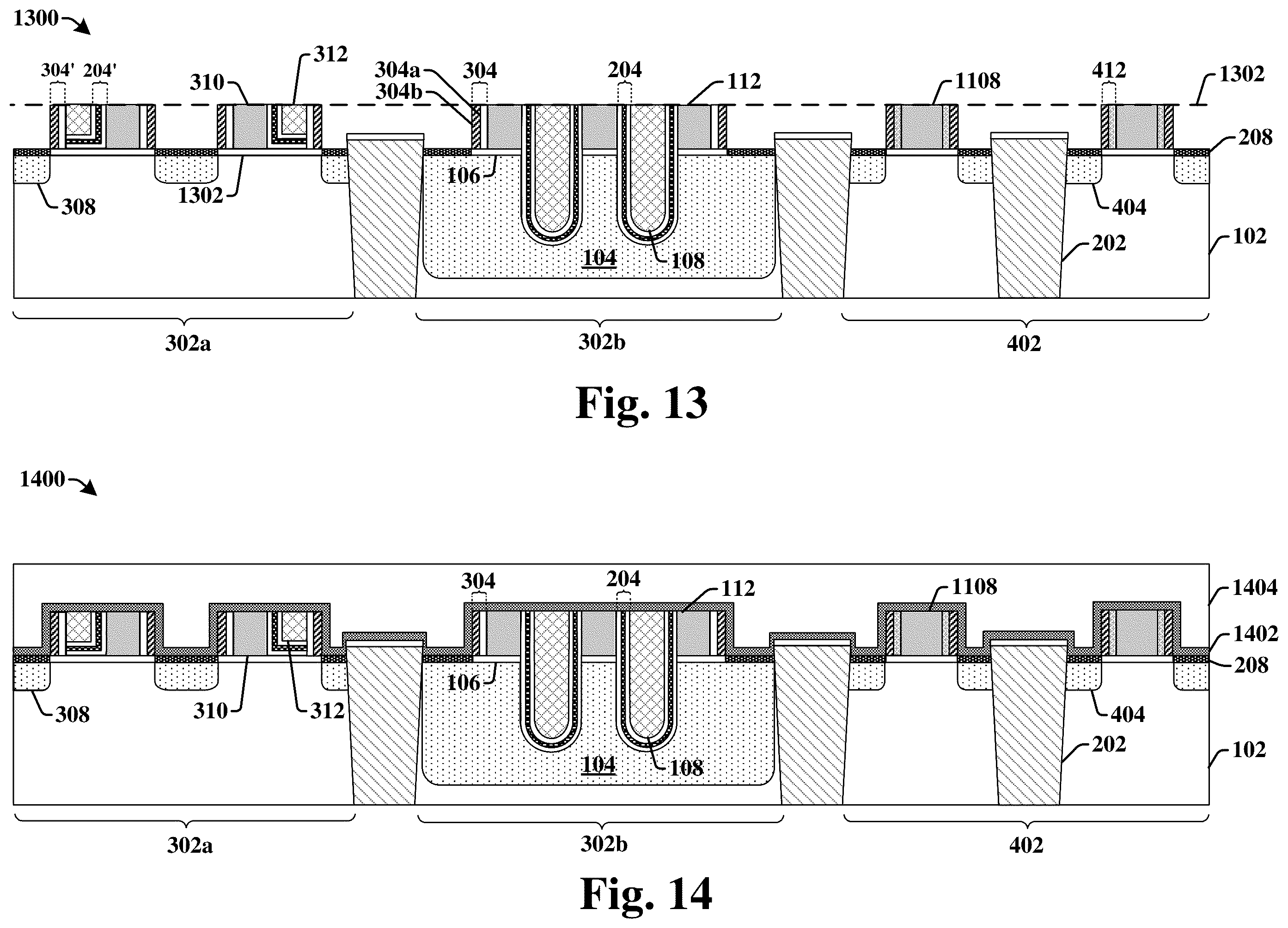 Patent US11832448 Figure 7 – Inter-digitated capacitor in flash technology