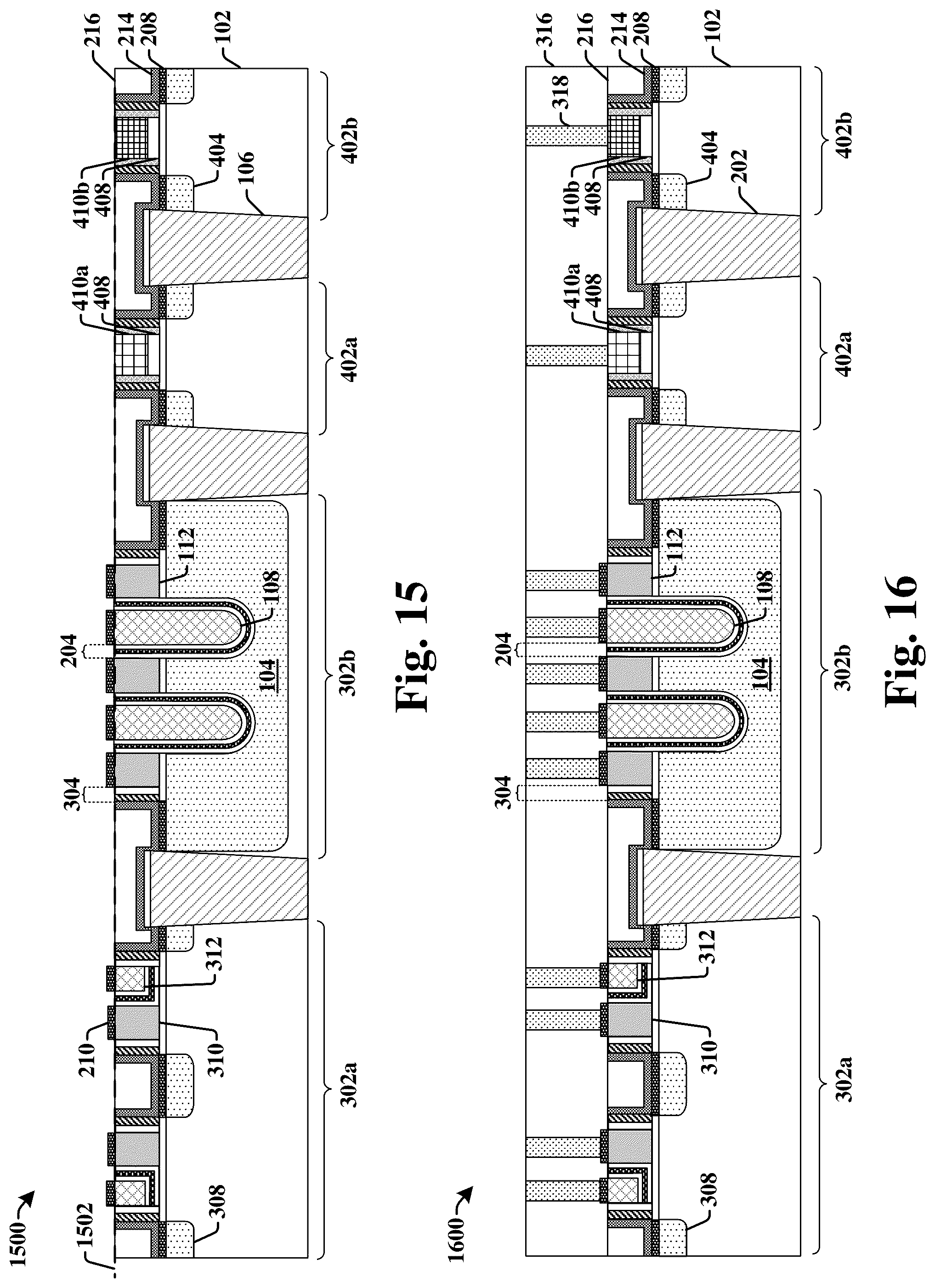 Patent US11832448 Figure 8 – Inter-digitated capacitor in flash technology