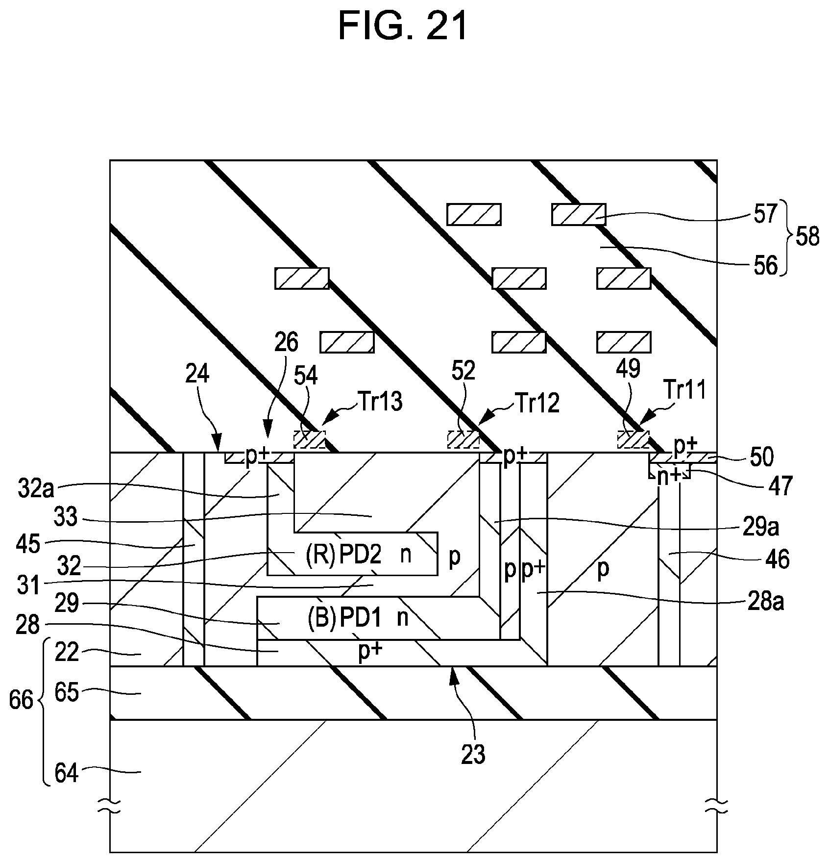 Patent US11832463 Figure 18 – Solid-state imaging device, method of manufacturing the same, and electronic apparatus