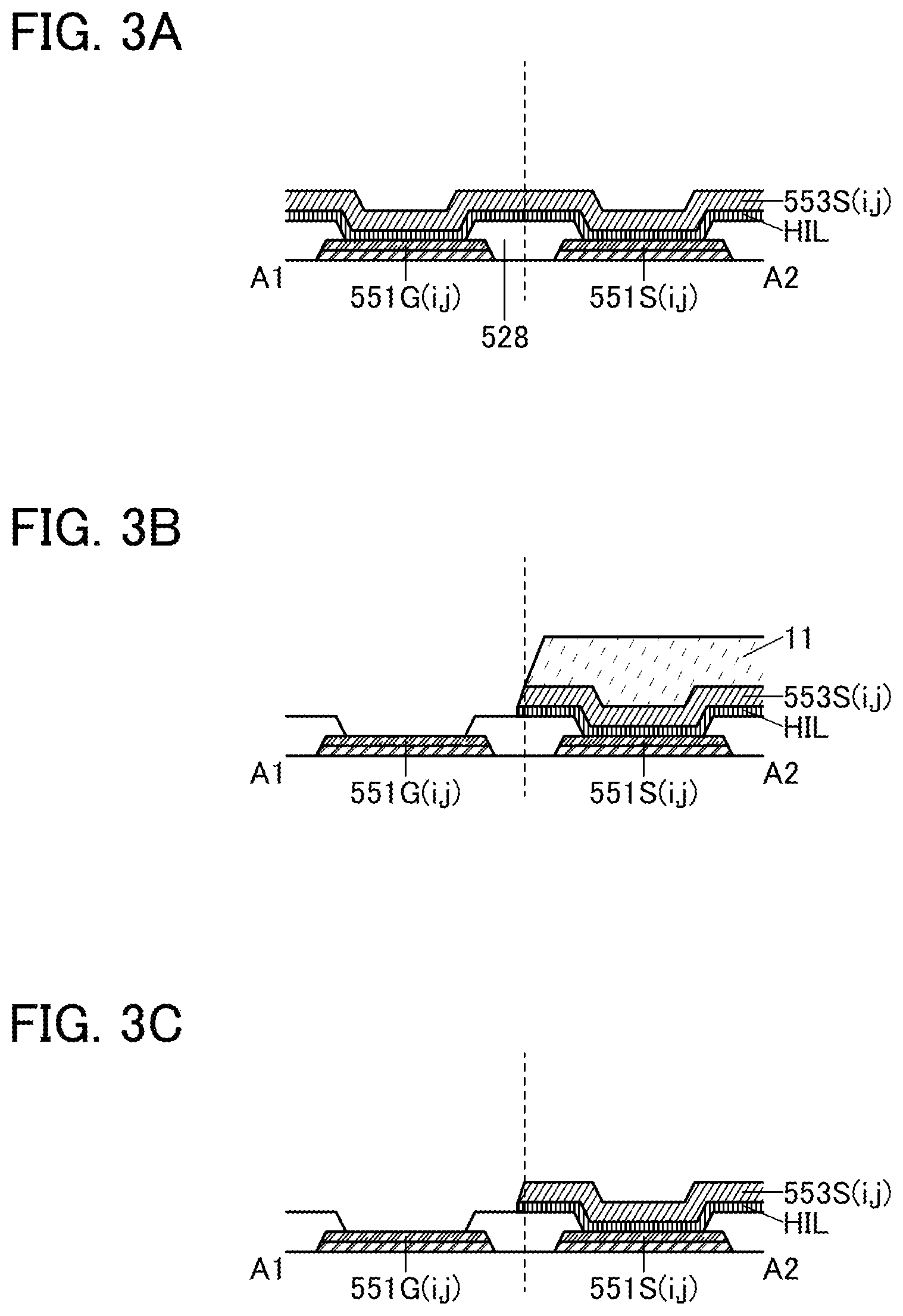 Patent US11832464 Figure 3 – Functional panel, display device, input/output device, and data processing device