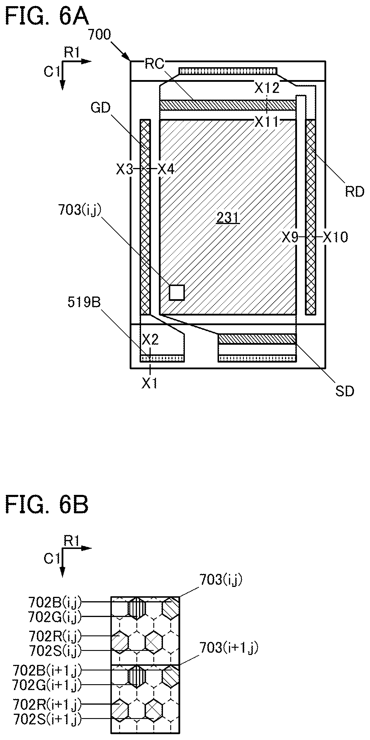 Patent US11832464 Figure 6 – Functional panel, display device, input/output device, and data processing device