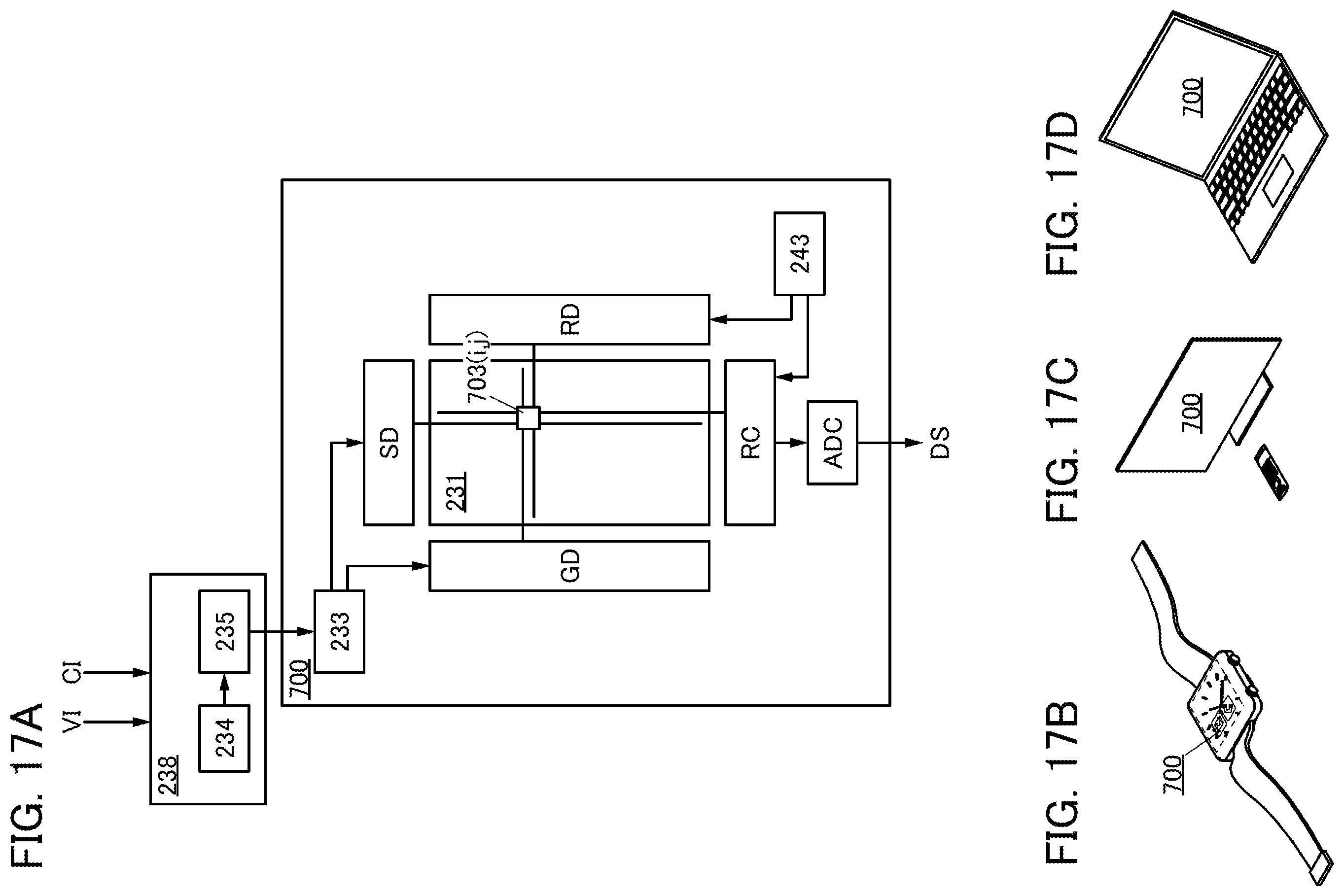 Patent US11832464 Figure 17 – Functional panel, display device, input/output device, and data processing device