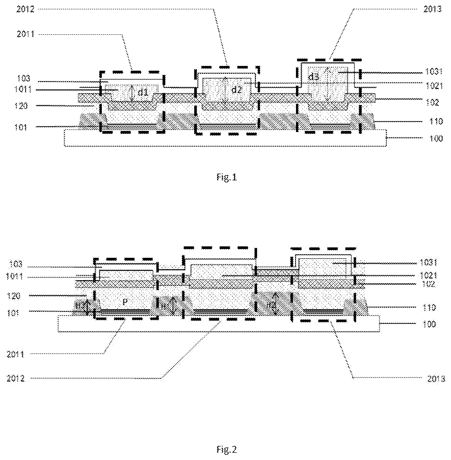 Patent US11832469 Figure 1 – Display substrate, method for manufacturing display substrate, and display apparatus