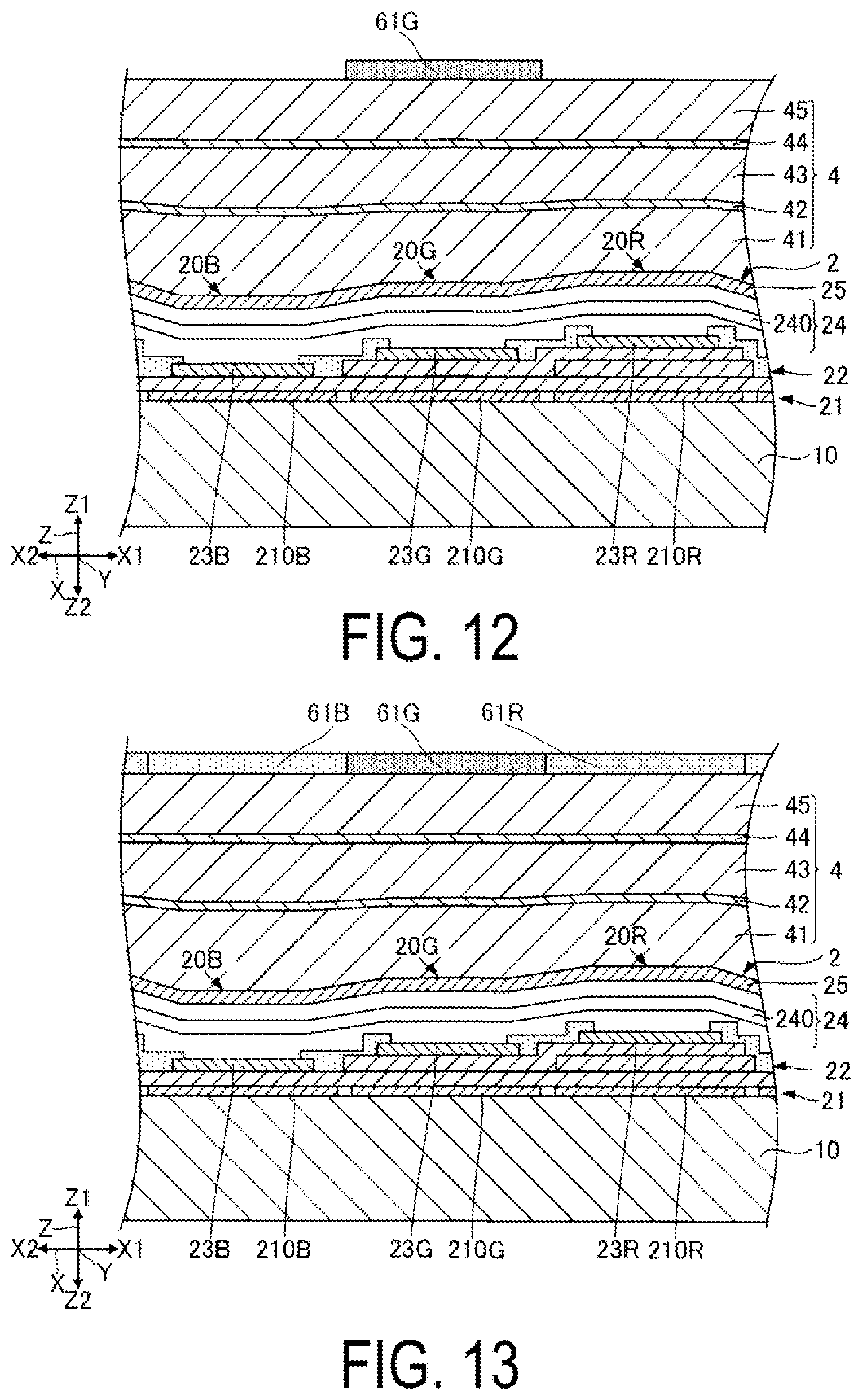 Patent US11832470 Figure 7 – Organic electroluminescence device and electronic apparatus