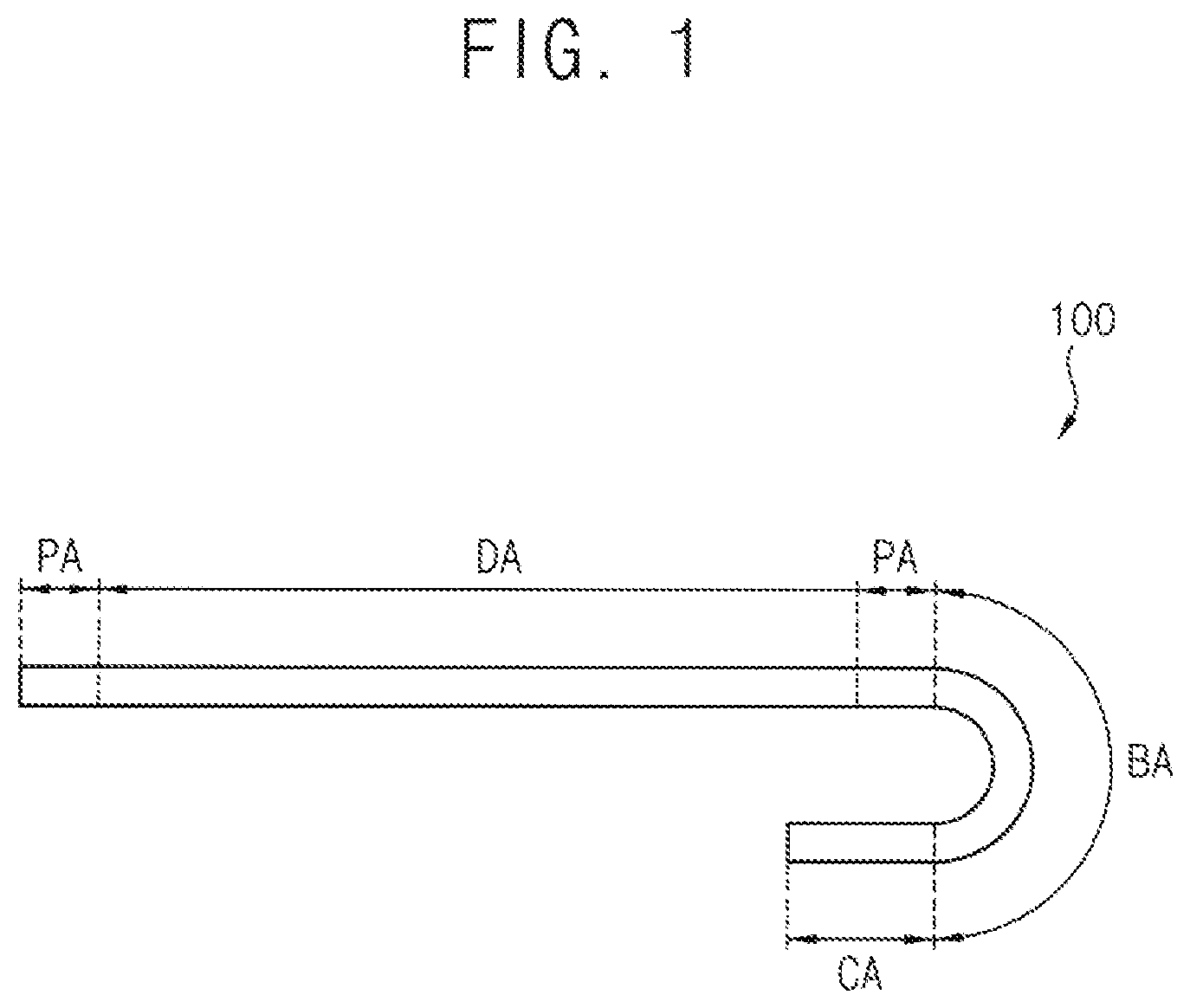 Patent US11832471 Figure 1 – Inorganic layer structure in bending area of display device and method of providing the same