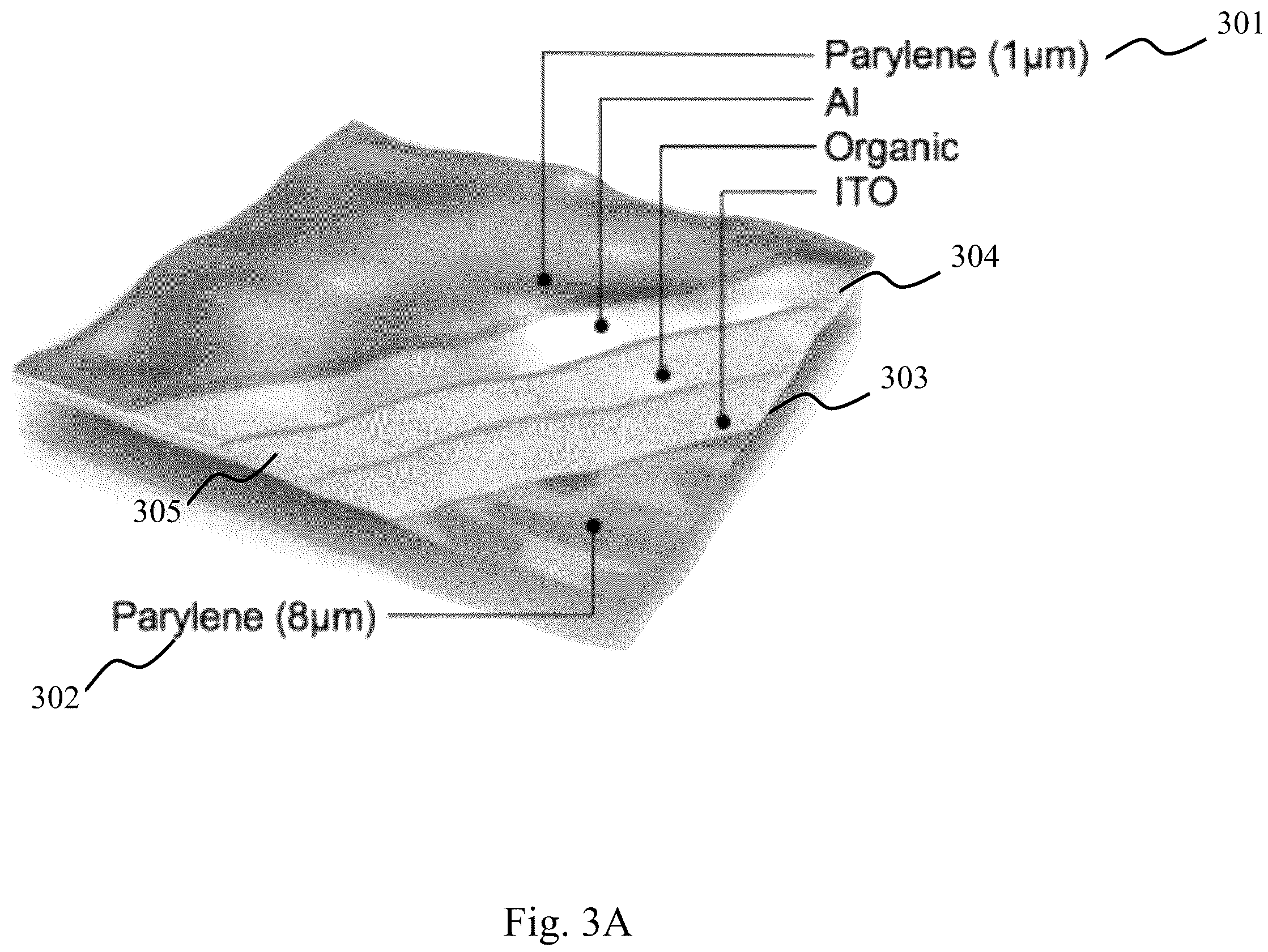 Patent US11832475 Figure 3 – Flexible electronic display device