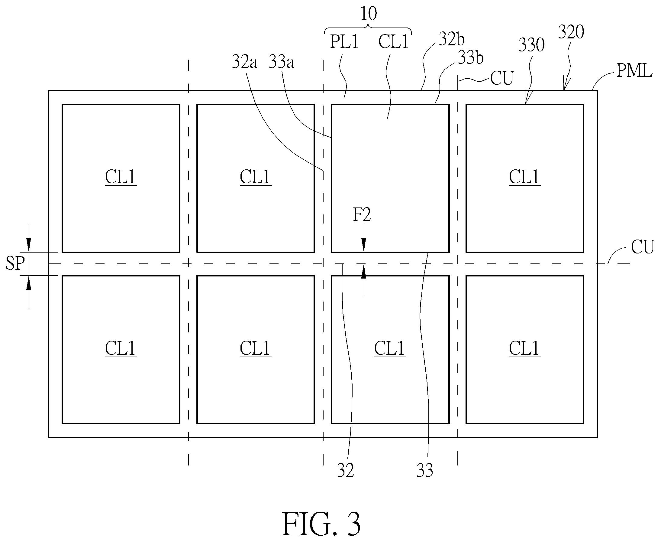 Patent US11832477 Figure 3 – Display device