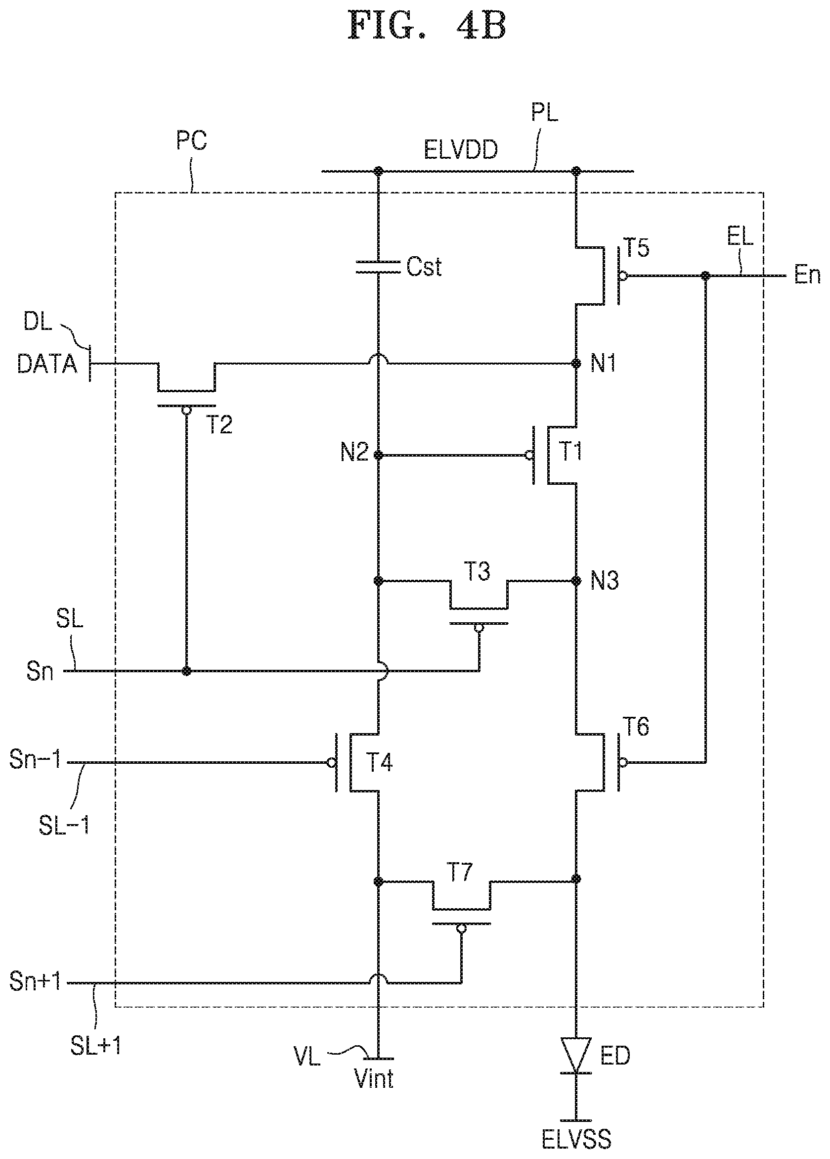 Patent US11832479 Figure 6 – Display device which includes an expanded display area