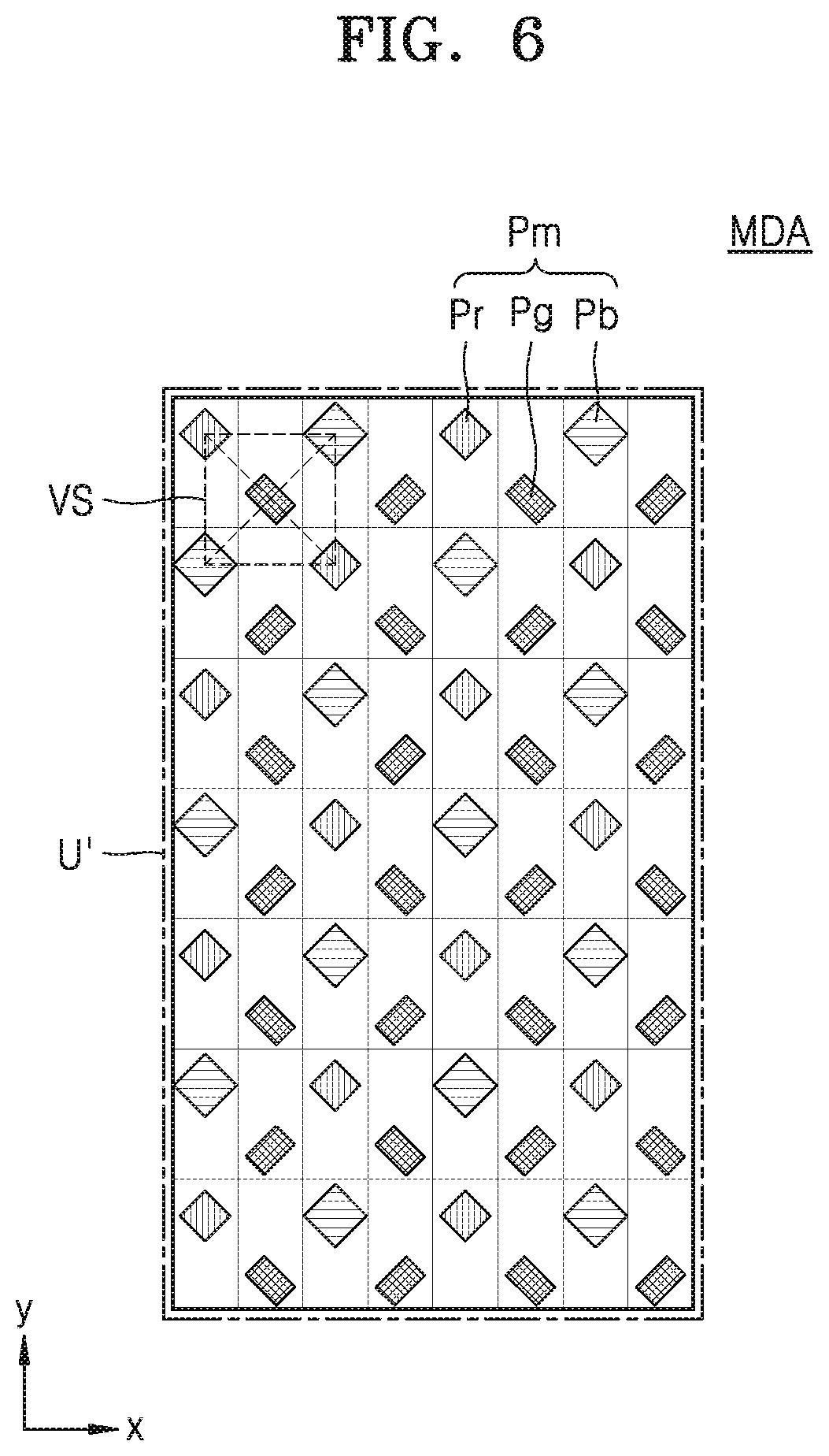 Patent US11832479 Figure 8 – Display device which includes an expanded display area