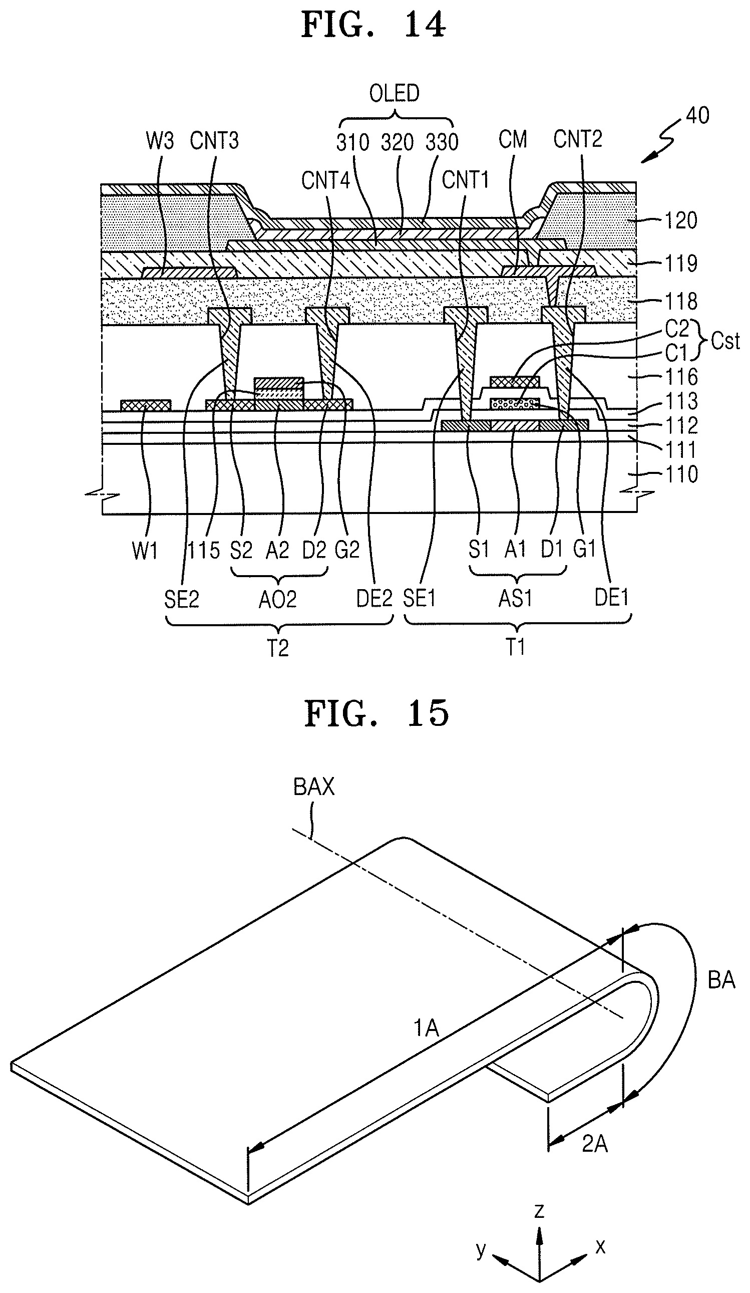 Patent US11832480 Figure 8 – Display apparatus
