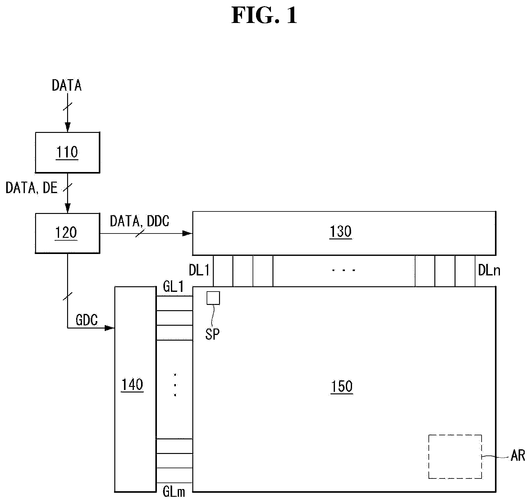 Patent US11832483 Figure 1 – Display device