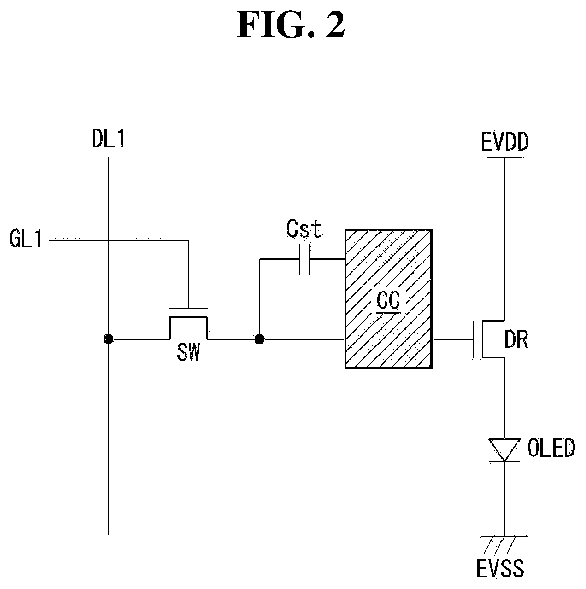 Patent US11832483 Figure 2 – Display device