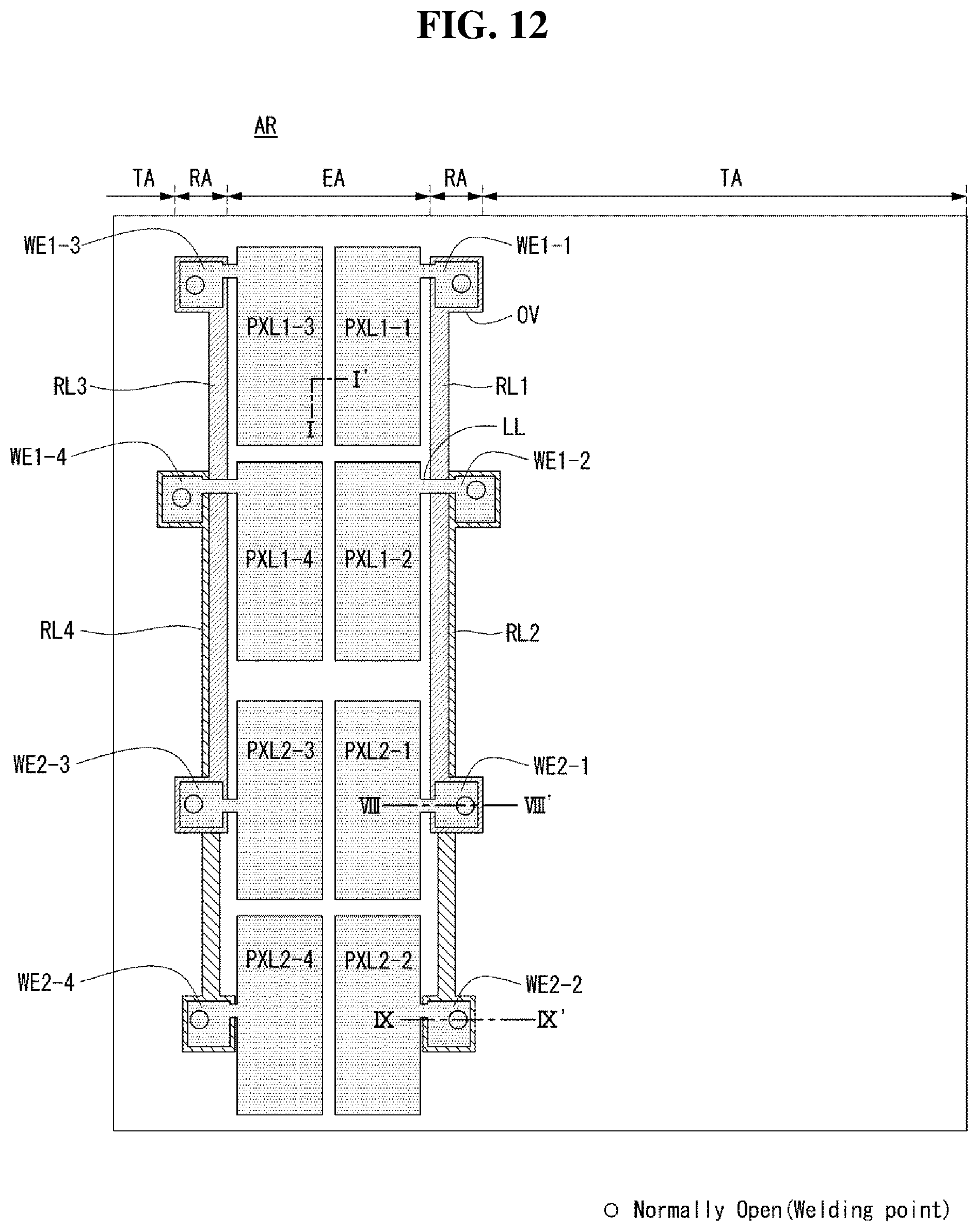 Patent US11832483 Figure 14 – Display device