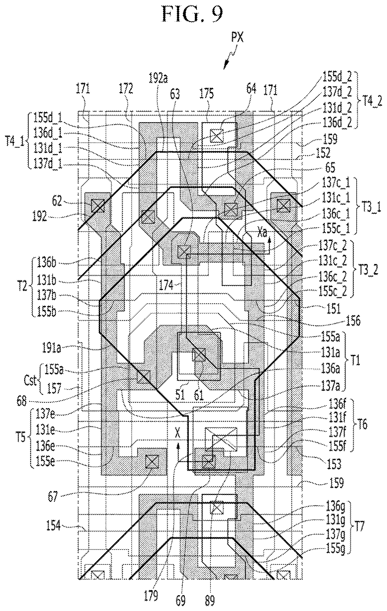Patent US11832484 Figure 8 – Display device