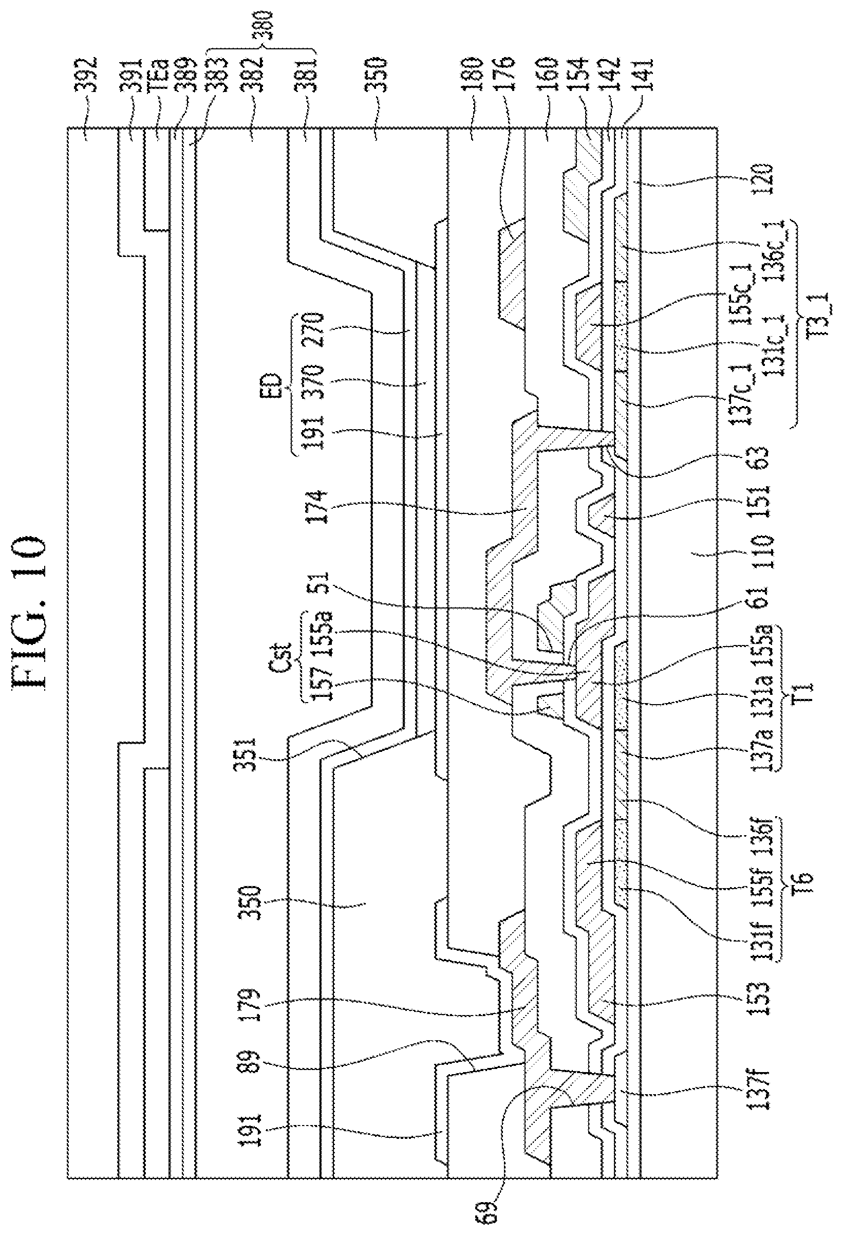 Patent US11832484 Figure 9 – Display device