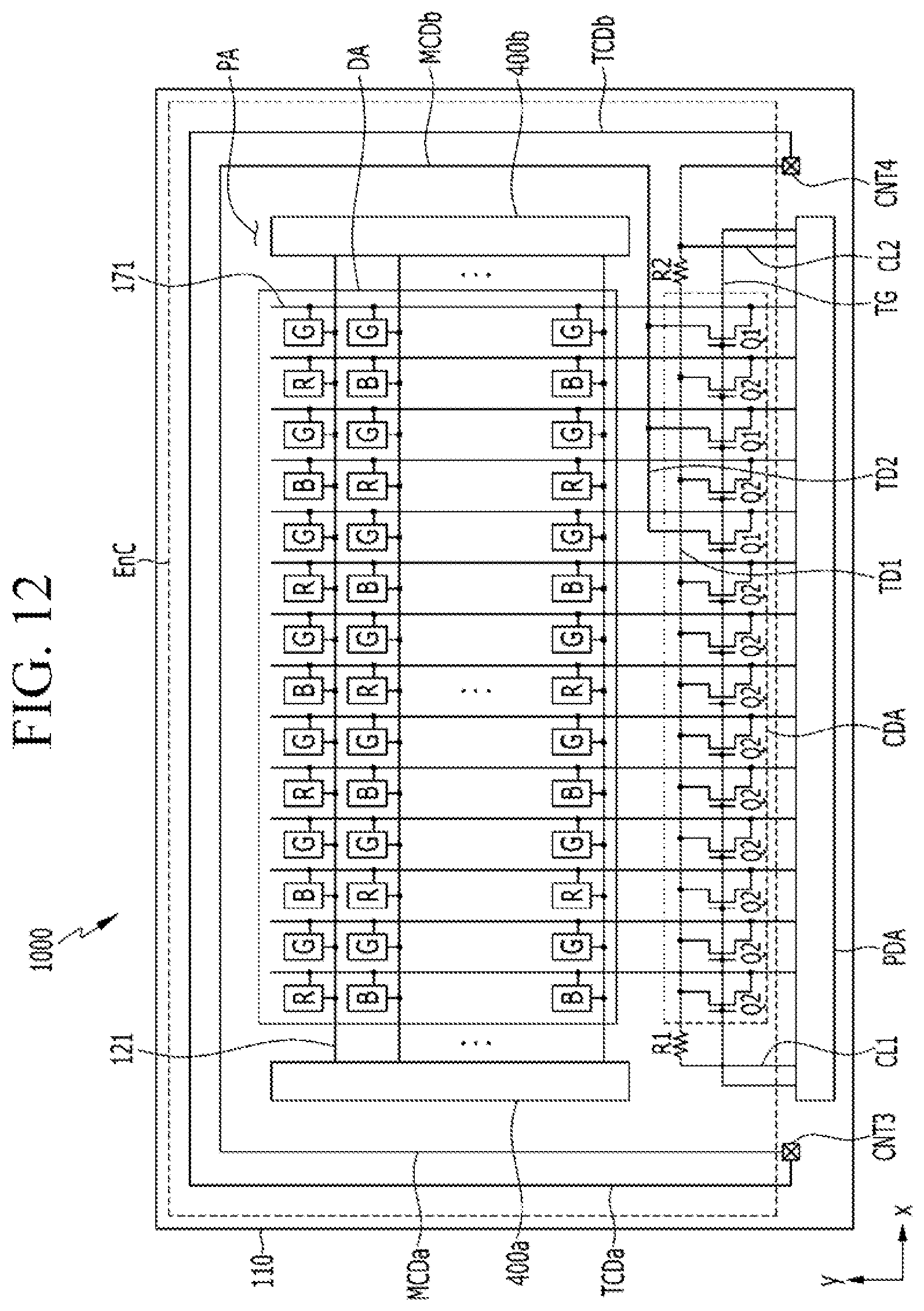 Patent US11832484 Figure 11 – Display device