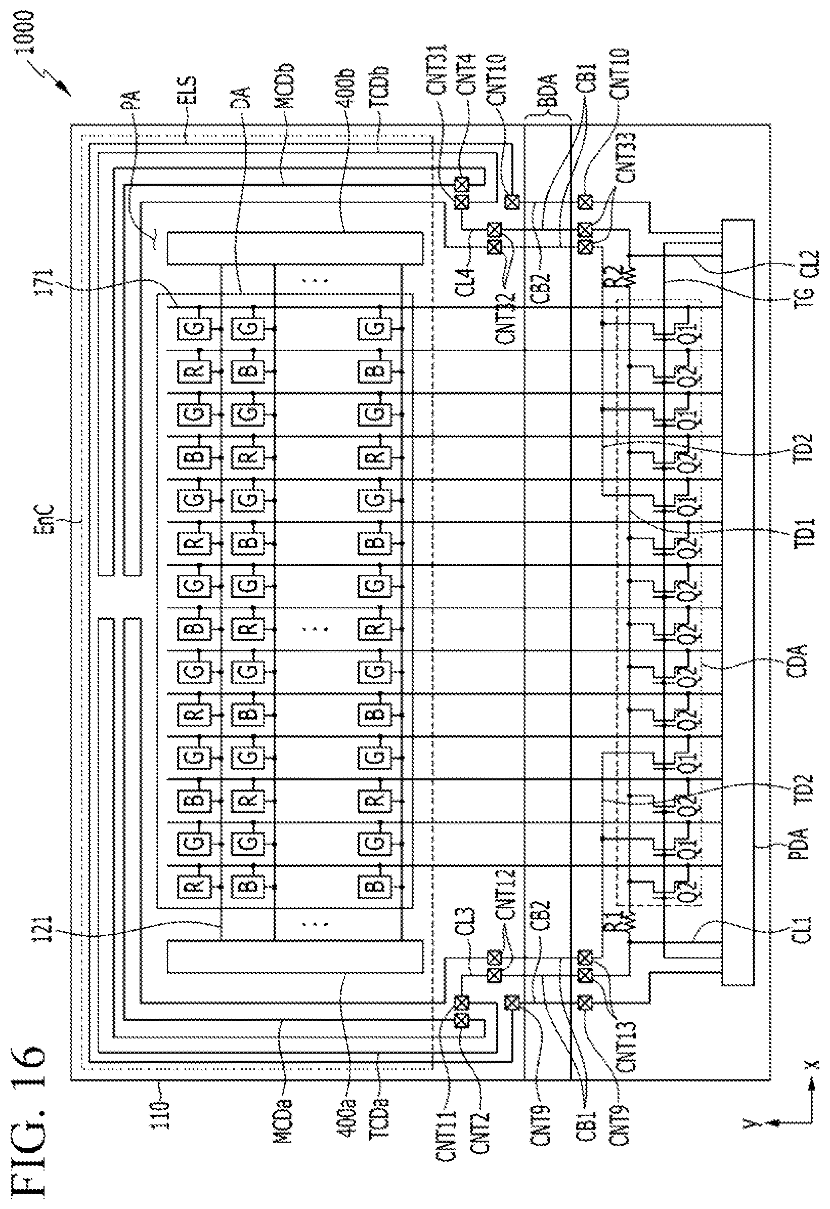 Patent US11832484 Figure 15 – Display device