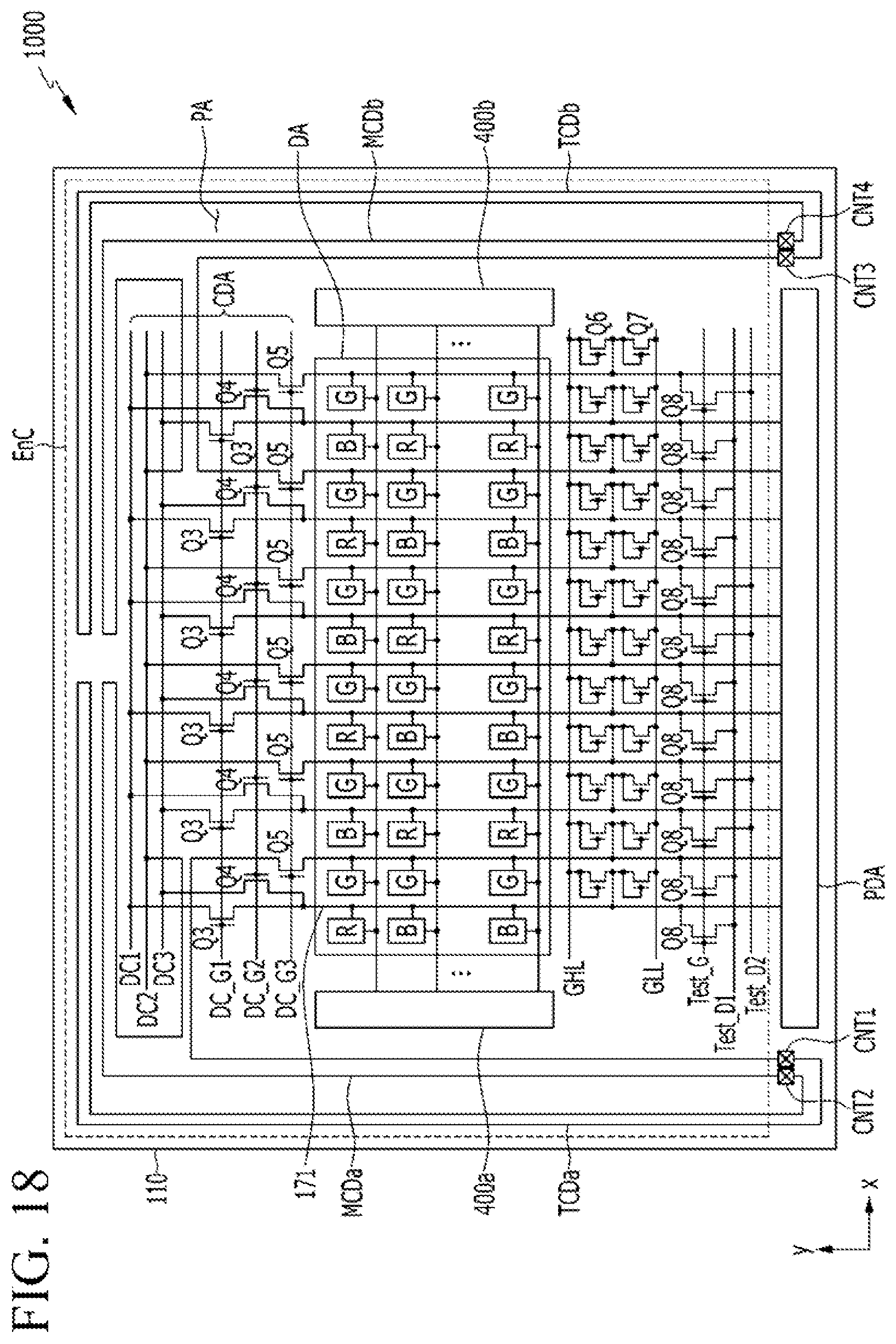 Patent US11832484 Figure 17 – Display device