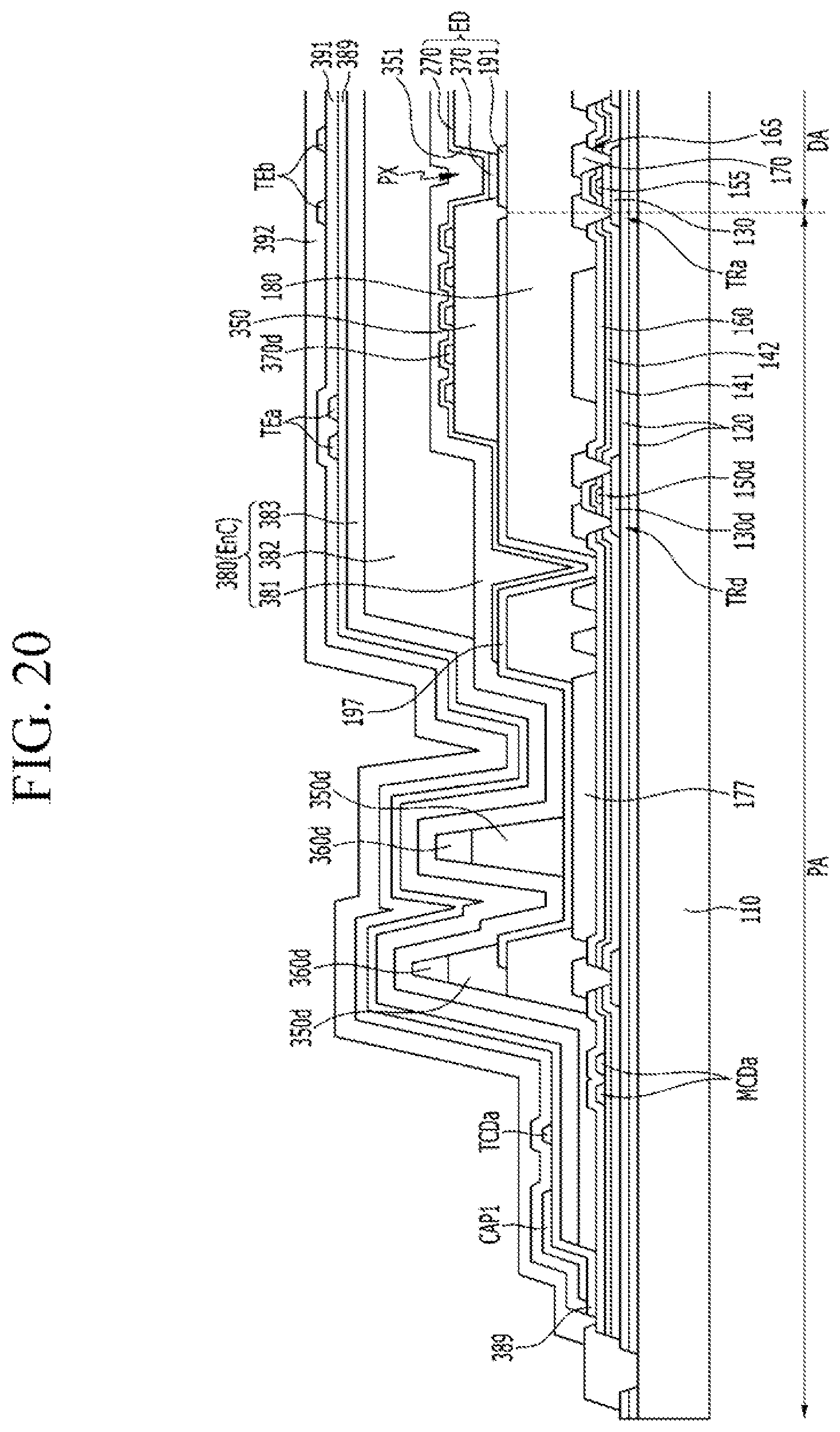 Patent US11832484 Figure 19 – Display device