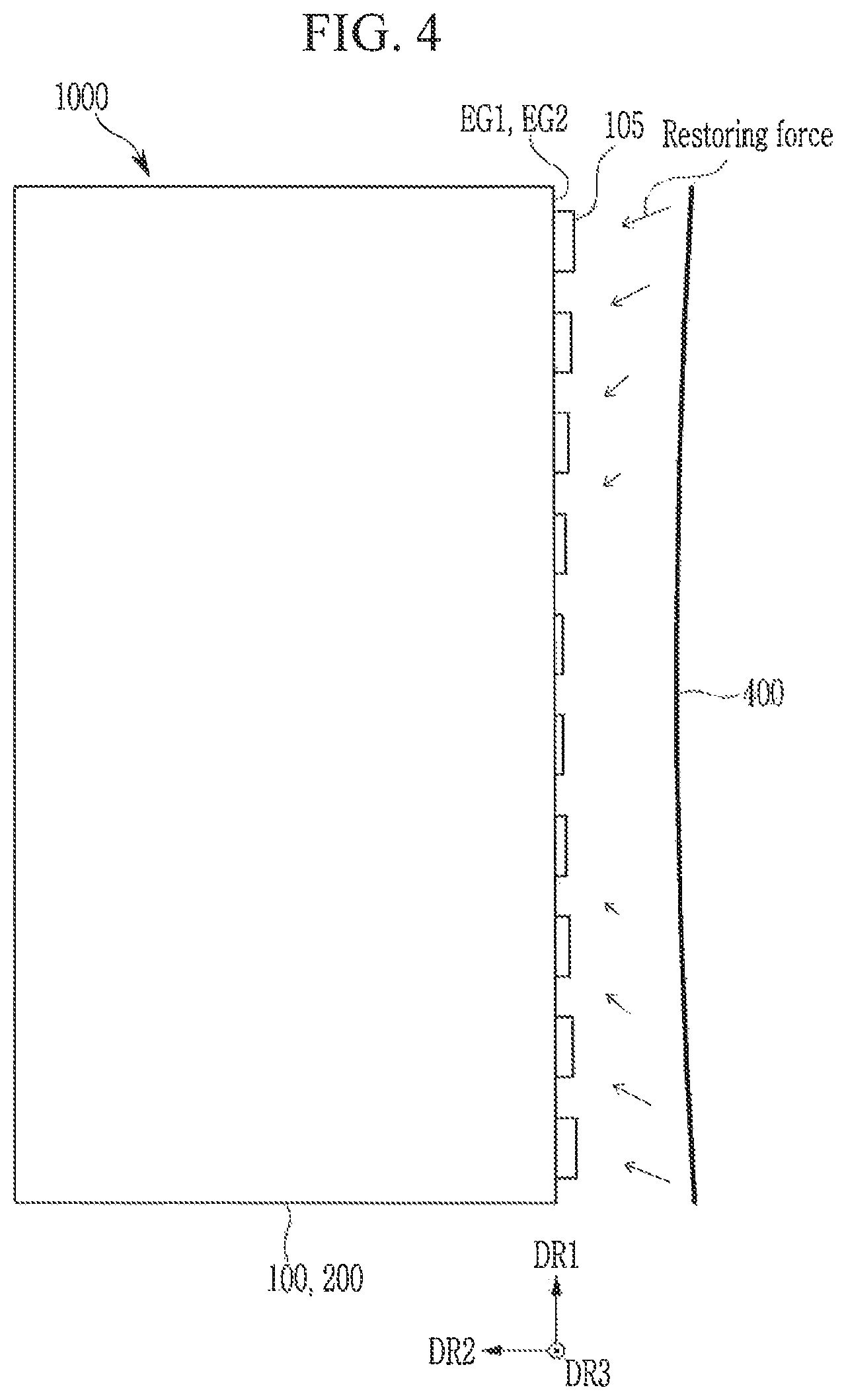 Patent US11832487 Figure 4 – Display device