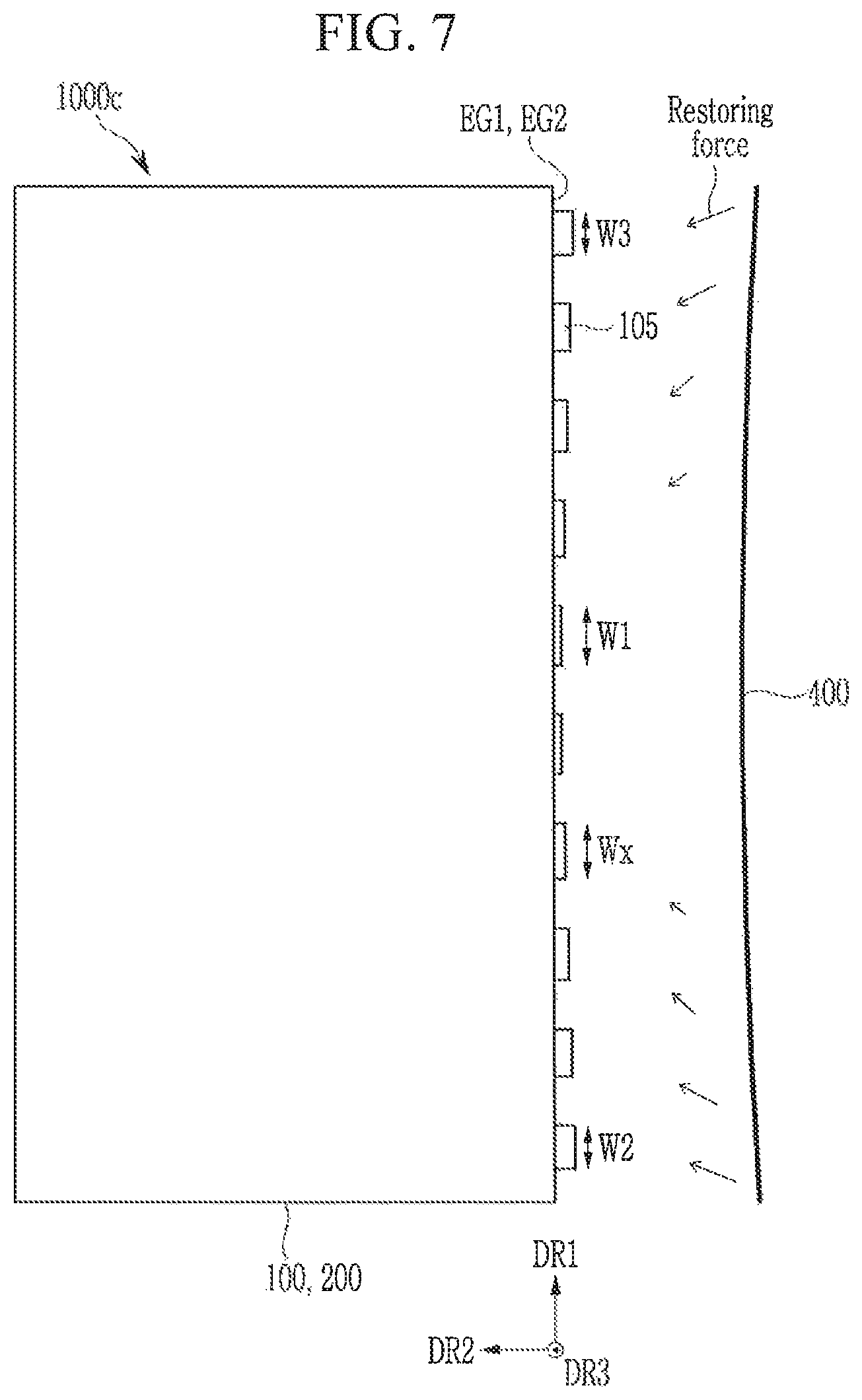 Patent US11832487 Figure 7 – Display device