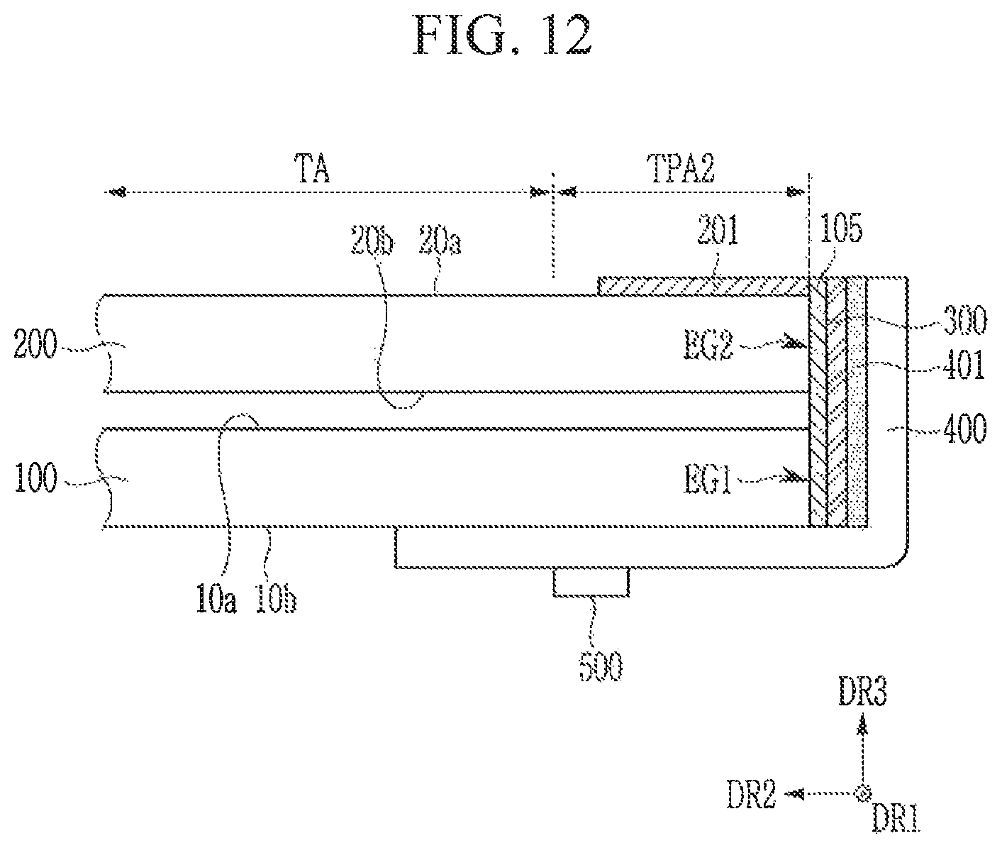 Patent US11832487 Figure 12 – Display device