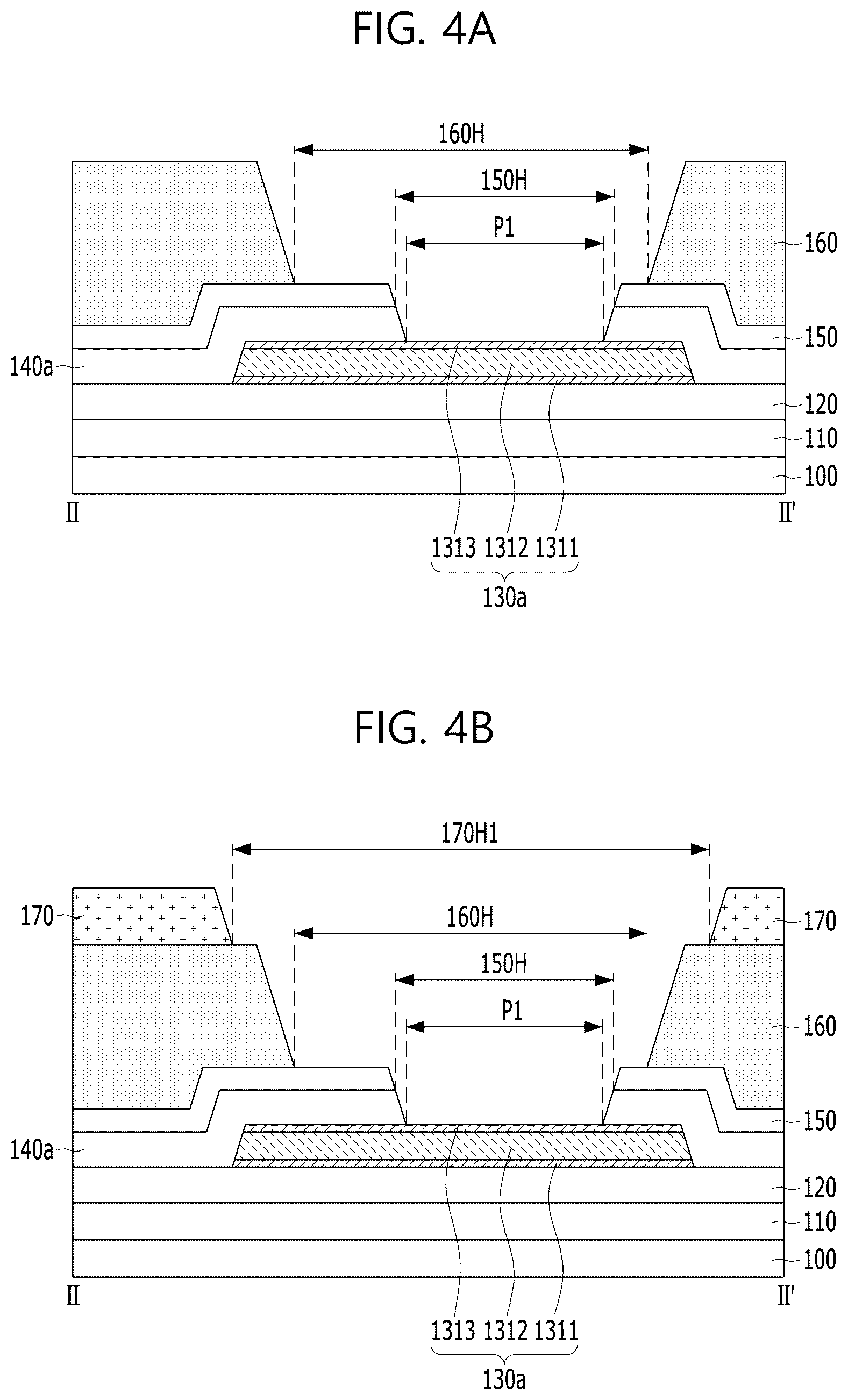 Patent US11832488 Figure 4 – Display device having auxiliary wiring