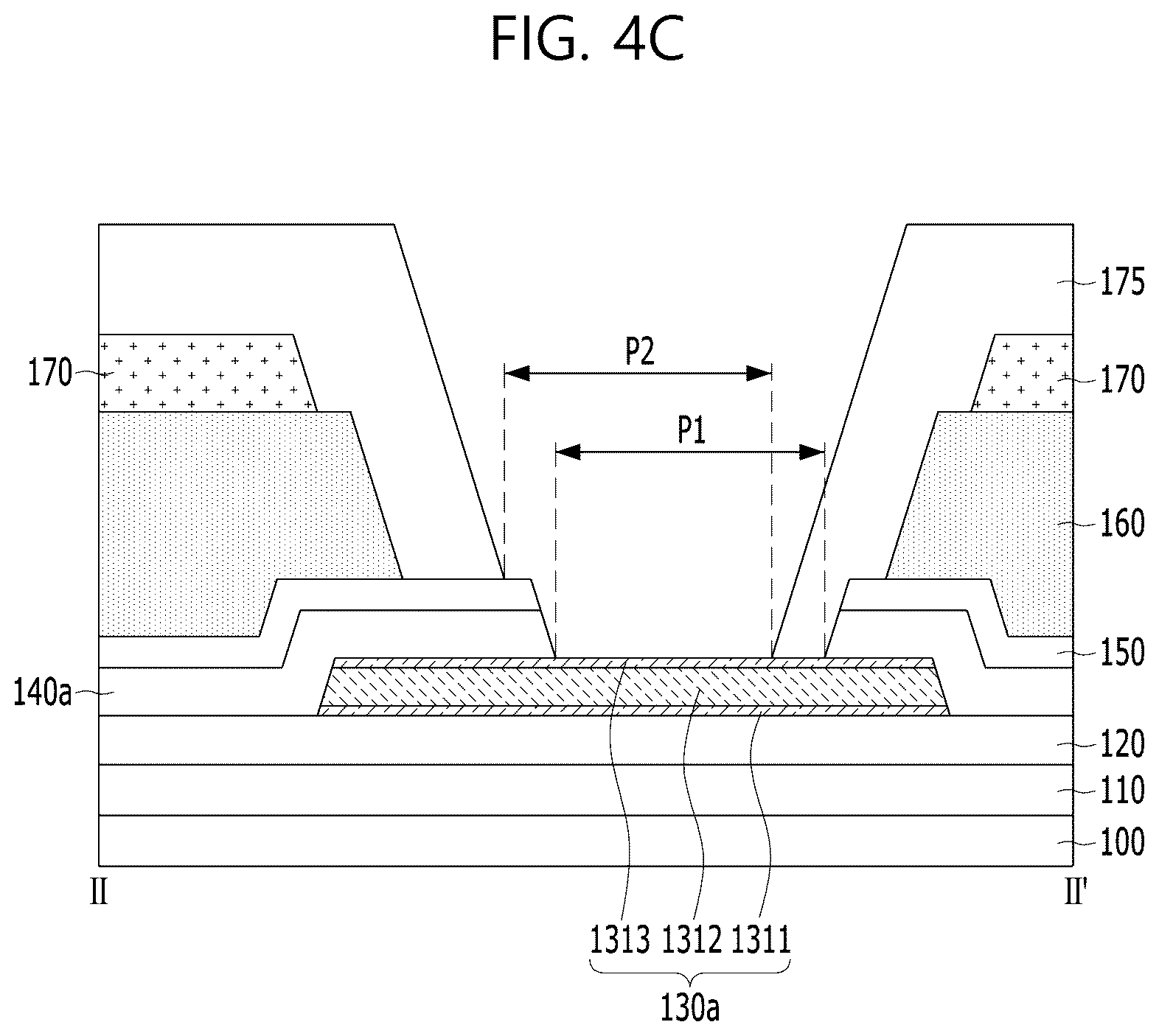 Patent US11832488 Figure 5 – Display device having auxiliary wiring