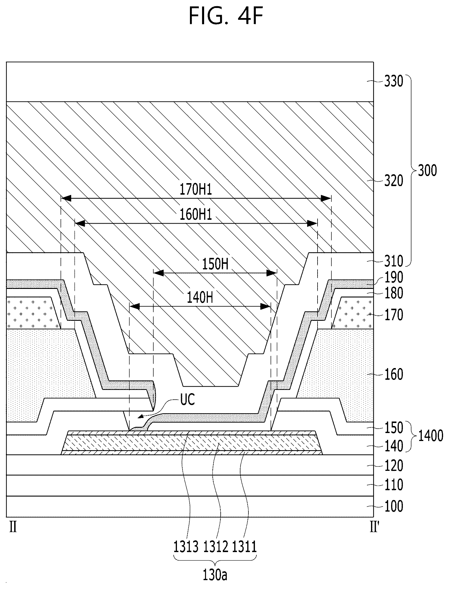 Patent US11832488 Figure 8 – Display device having auxiliary wiring