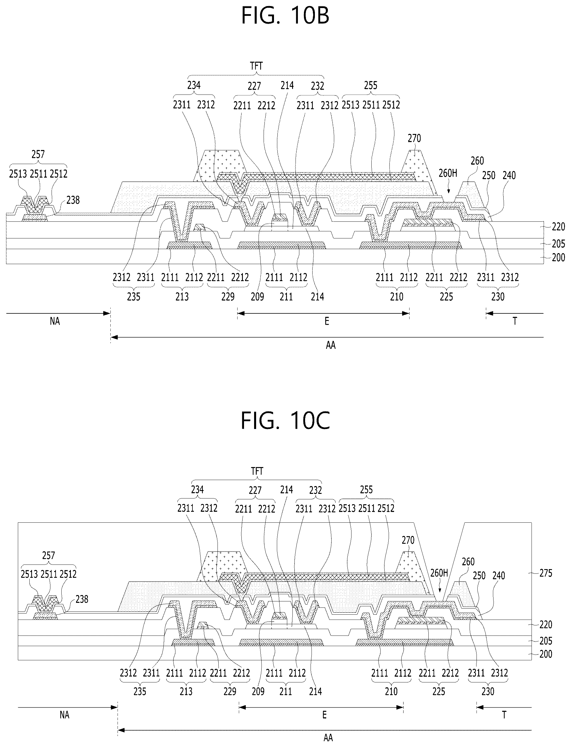 Patent US11832488 Figure 13 – Display device having auxiliary wiring
