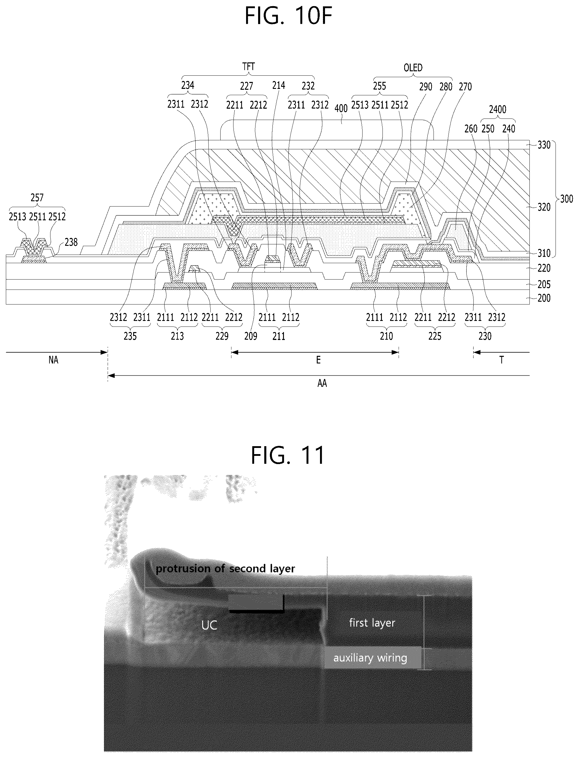 Patent US11832488 Figure 15 – Display device having auxiliary wiring