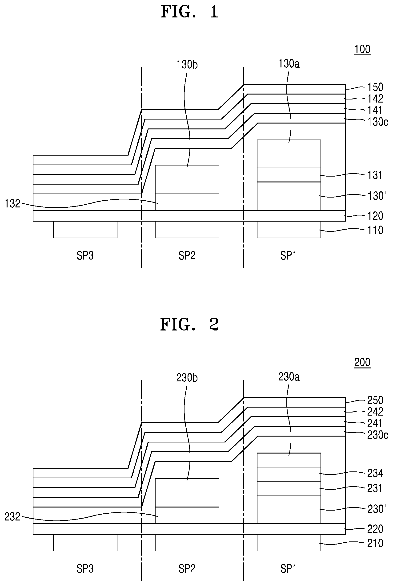 Patent US11832489 Figure 1 – Light-emitting device