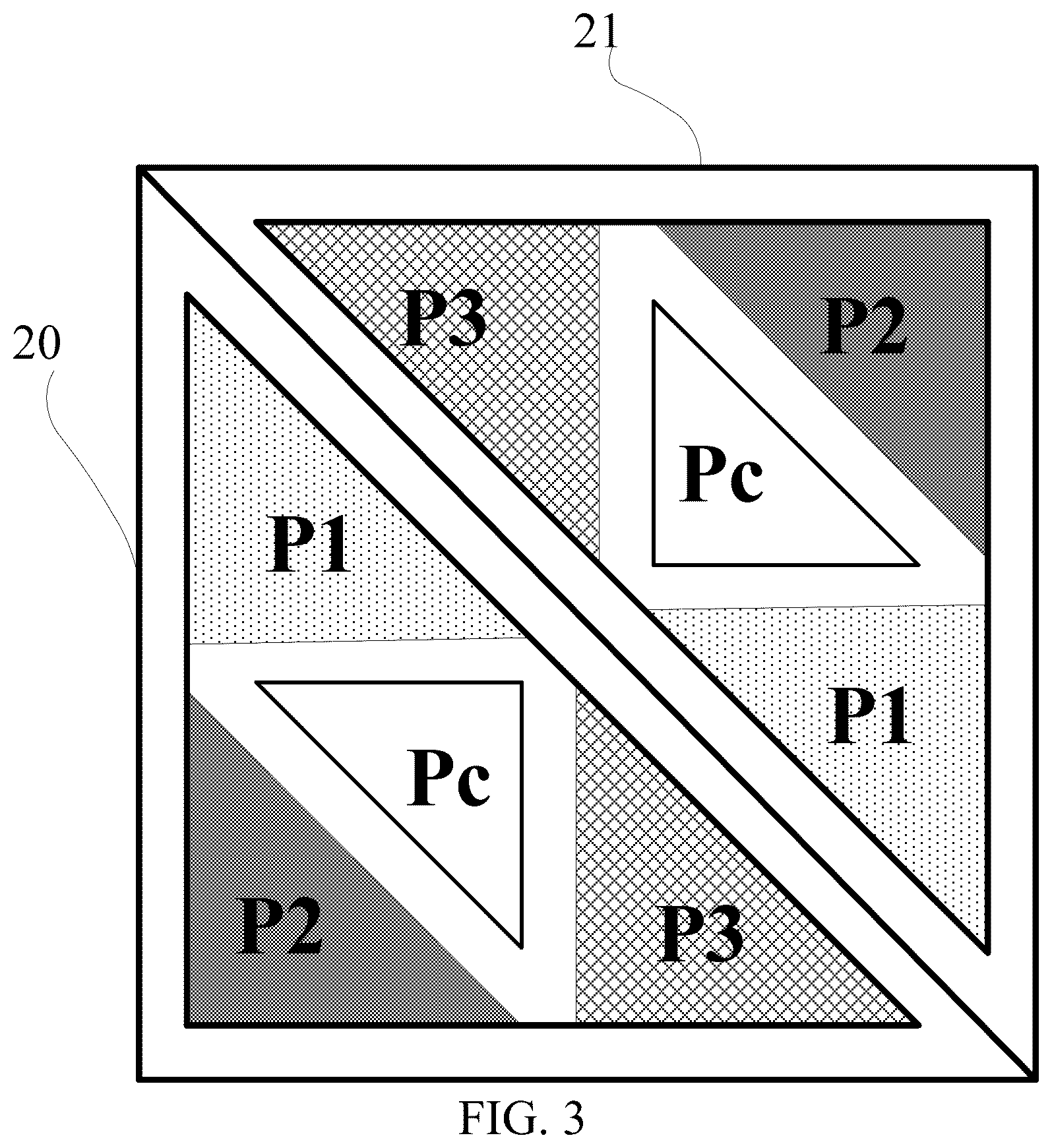 Patent US11832491 Figure 3 – Pixel structure with different distance between adjacent subpixels and pixels, display substrate and driving method therefor, and display device