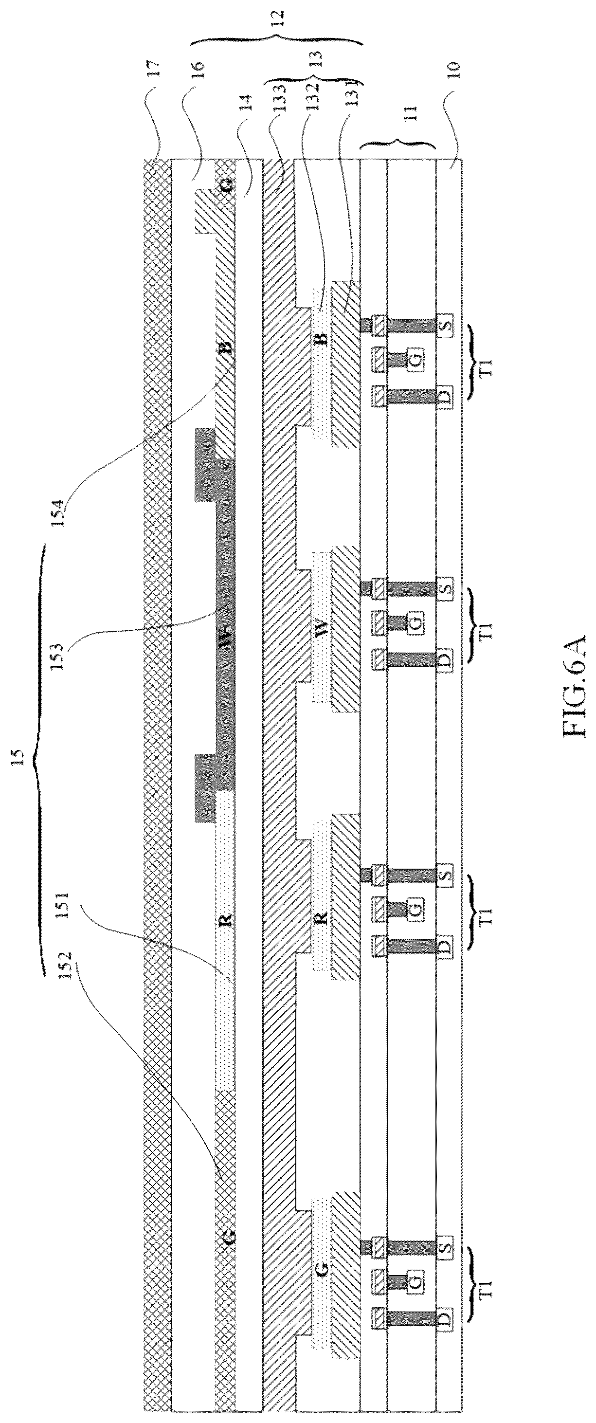 Patent US11832491 Figure 6 – Pixel structure with different distance between adjacent subpixels and pixels, display substrate and driving method therefor, and display device